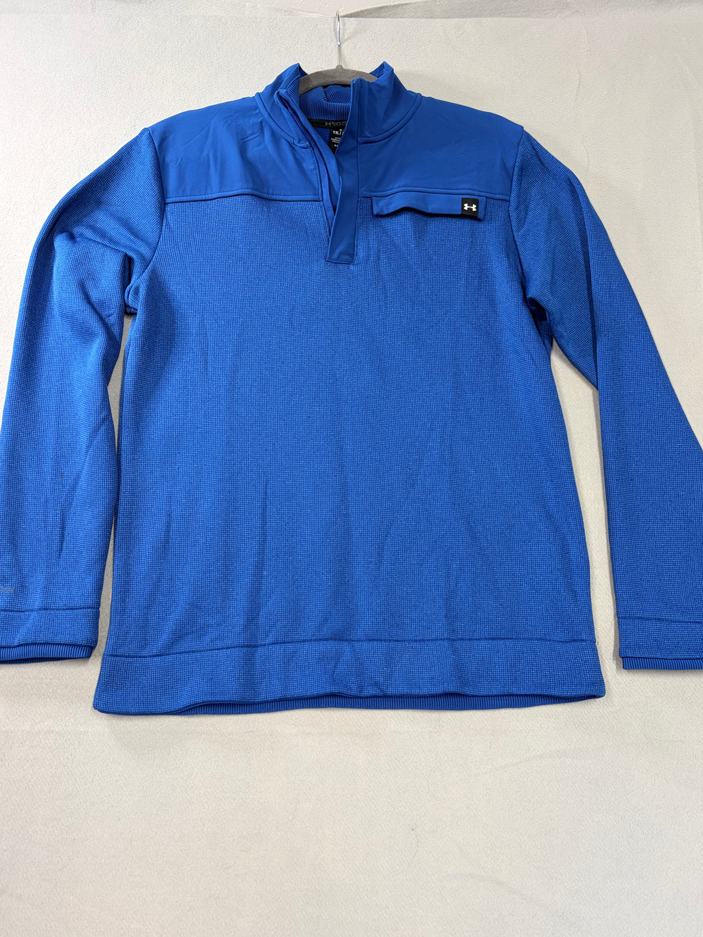 Under Armour Golf Storm Boys Youth XL Blue Quarter Zip Pullover