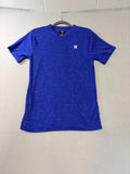 Hurley Soft Basic Cloud Slub Blue XL V-Neck T-Shirt Men's