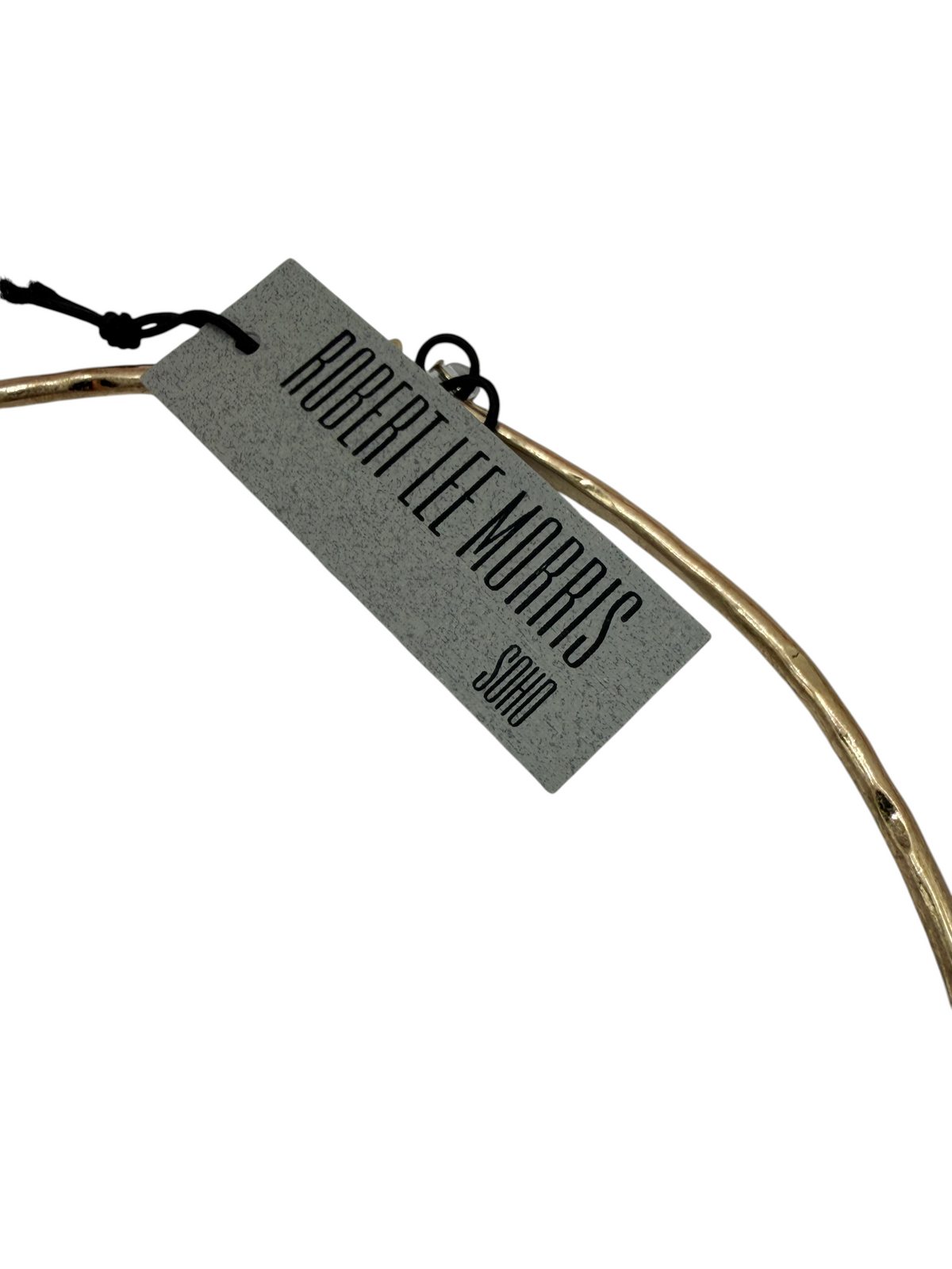 CURATED by Kira gold-plated wire collar necklace with Robert Lee Morris Soho brand tag attached