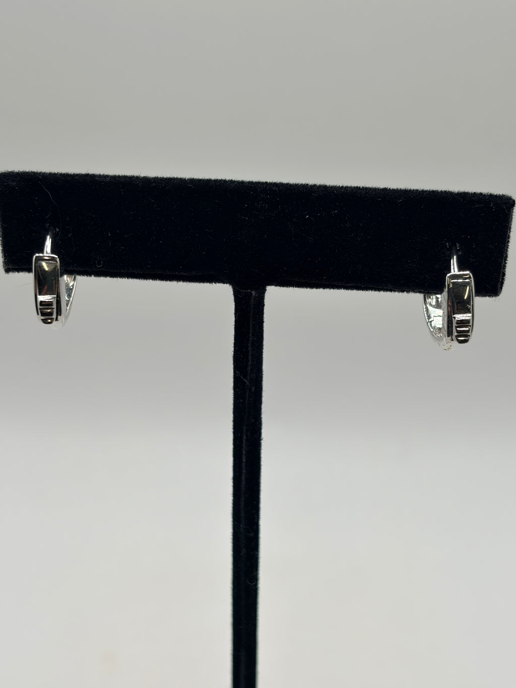 R.H. Macy and Co. Fine Jewelry Lab Grown Diamond Pave Hoop Earrings