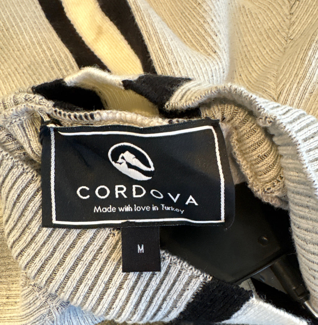 Cordova Soelden Turtleneck Top - Wool Sweatshirt Grey Melange - Medium