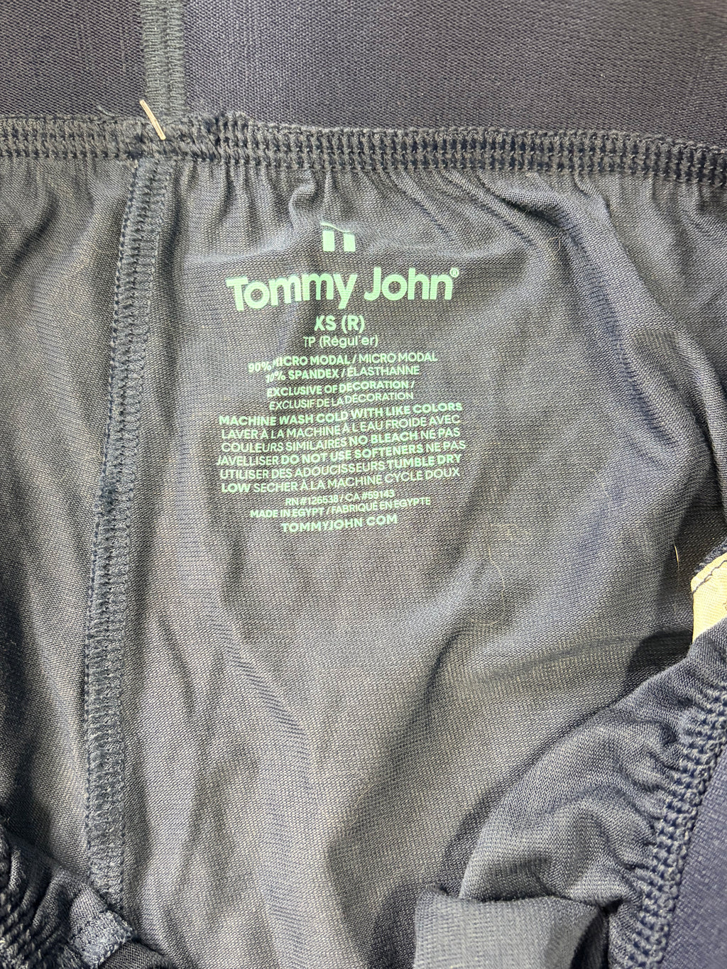 Tommy John Second Skin Sleep Pant Navy Blue Men's Lounge Pants