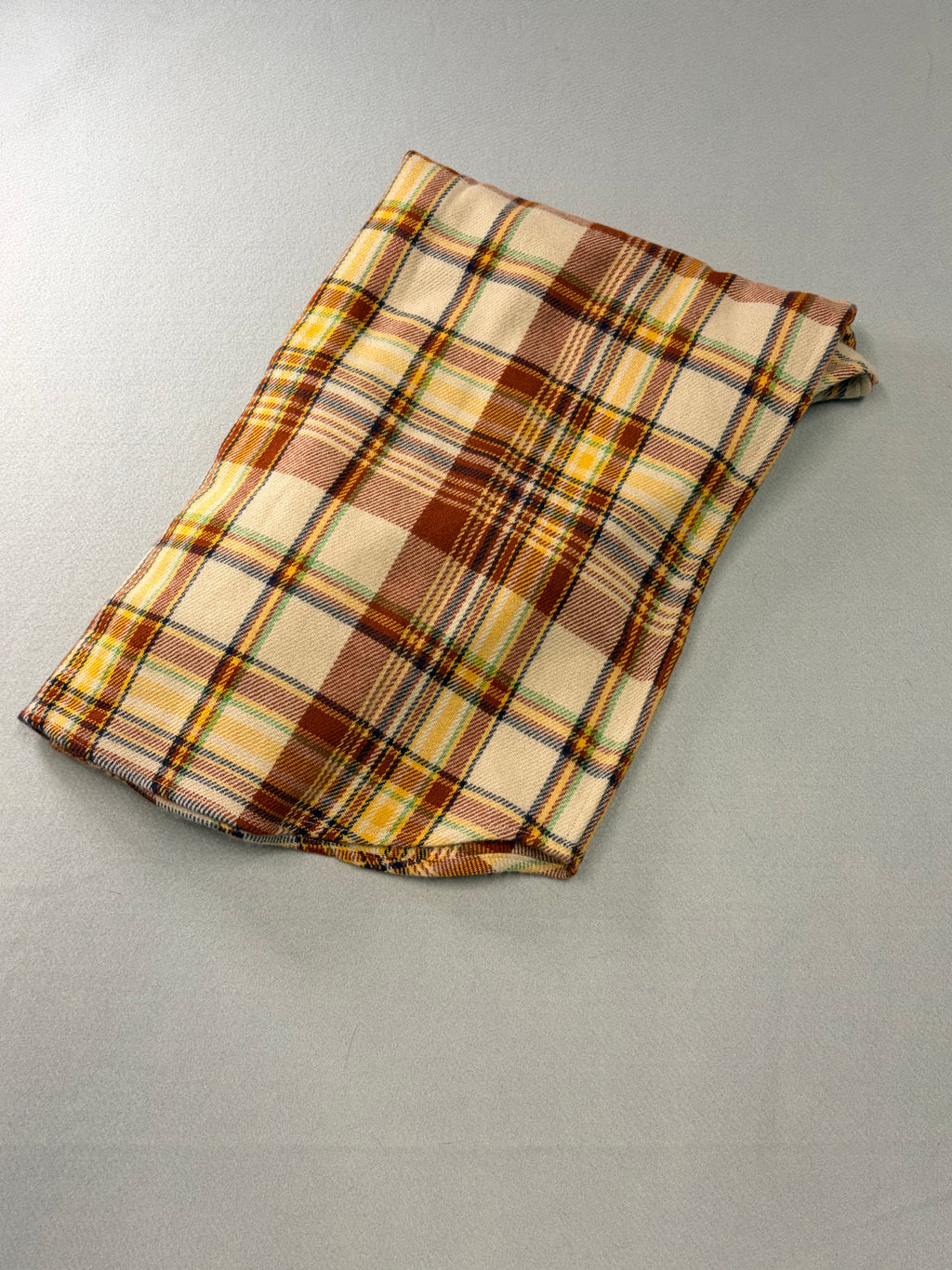God's True Cashmere Plaid Flannel Snap Shirt - Size XL
