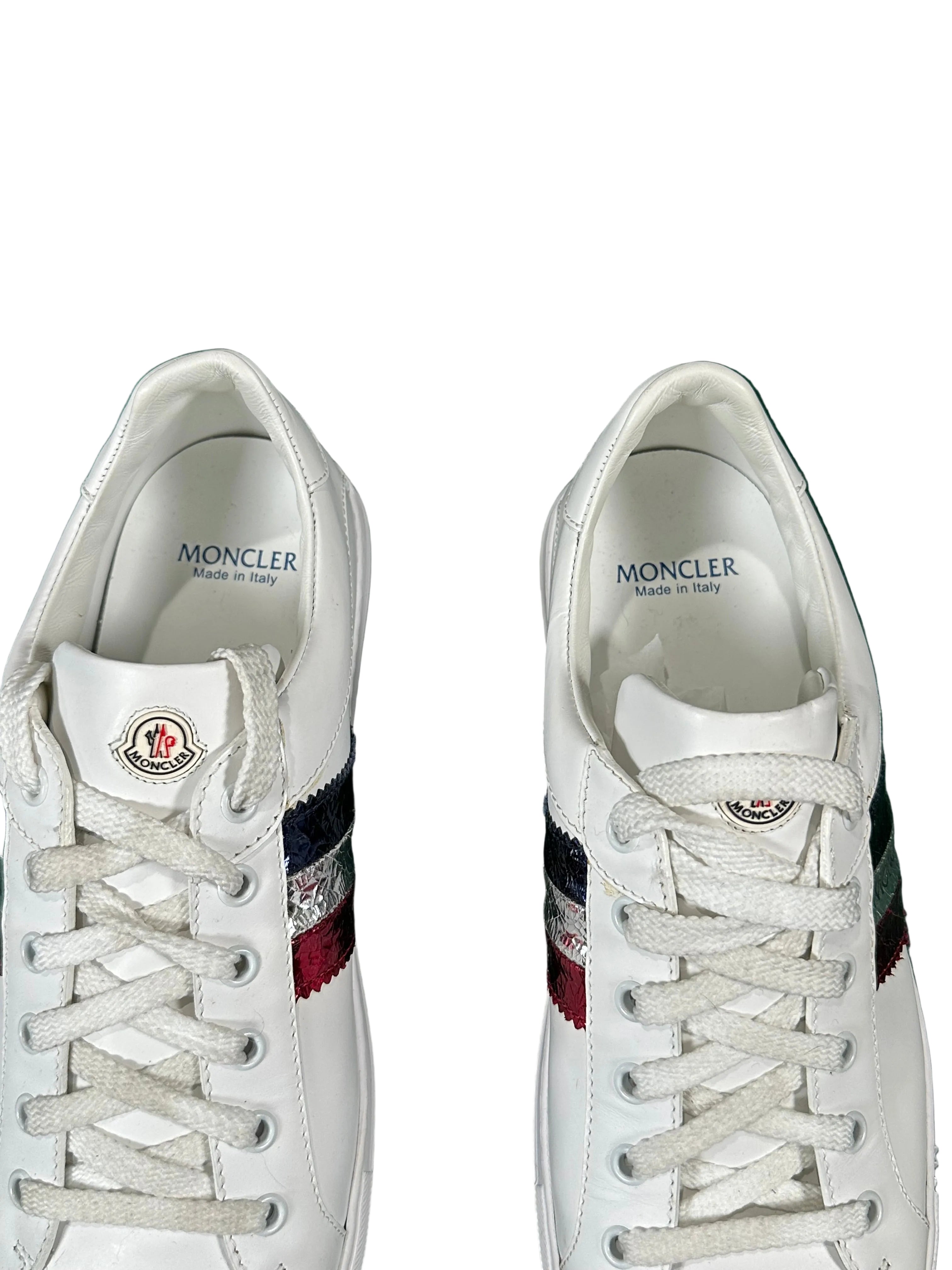 Moncler Leather Sneakers - Size 41 - EUC