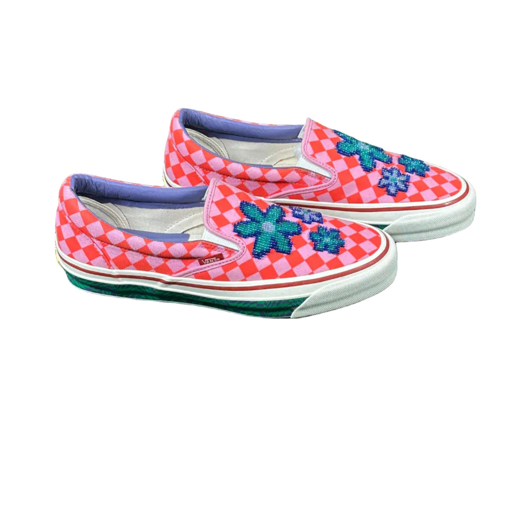Gucci VAULT x Vans Collab Slip-On Beaded Sneakers - Size 9 M 10.5 W - NIB