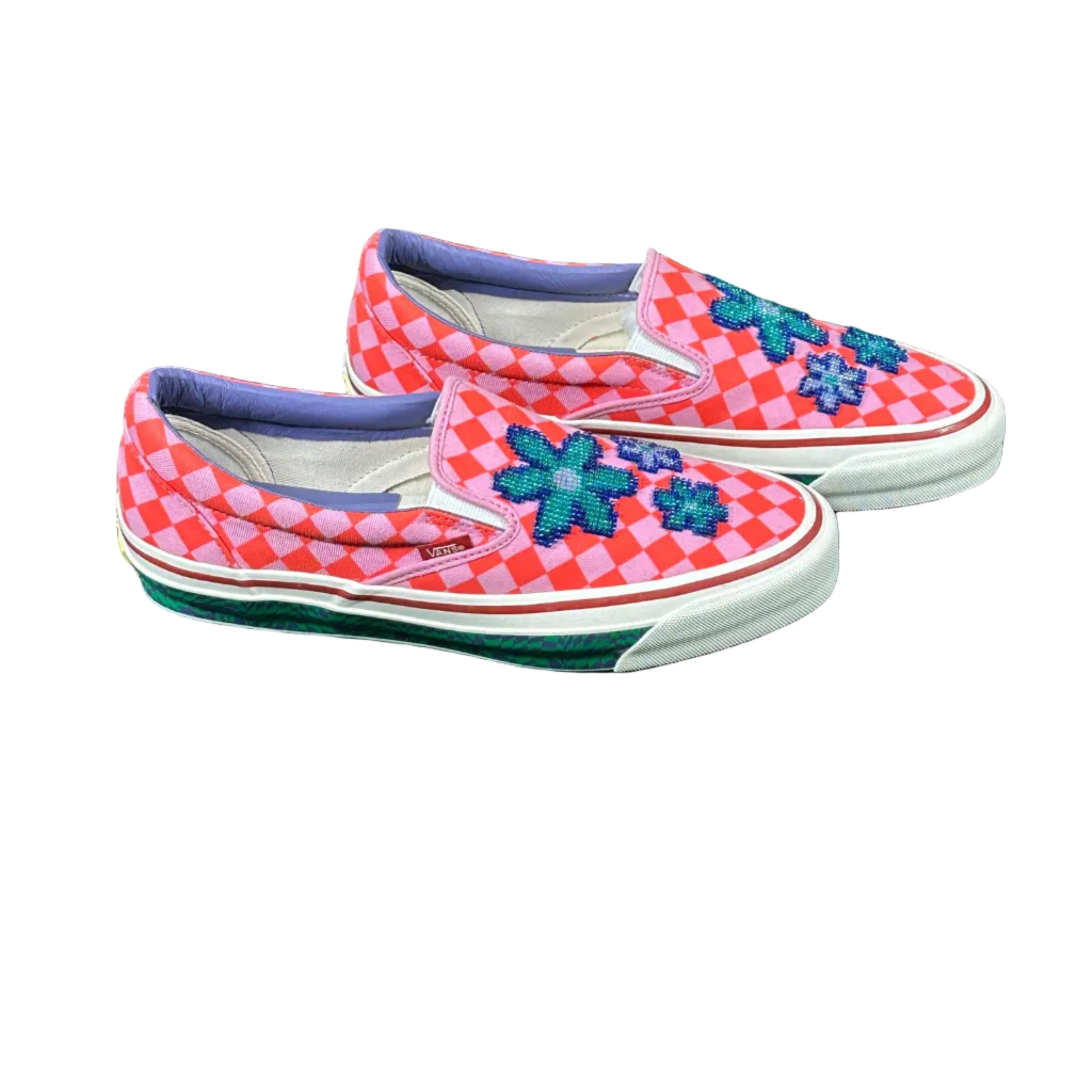 Gucci VAULT x Vans Collab Slip-On Beaded Sneakers - Size 9 M 10.5 W - NIB