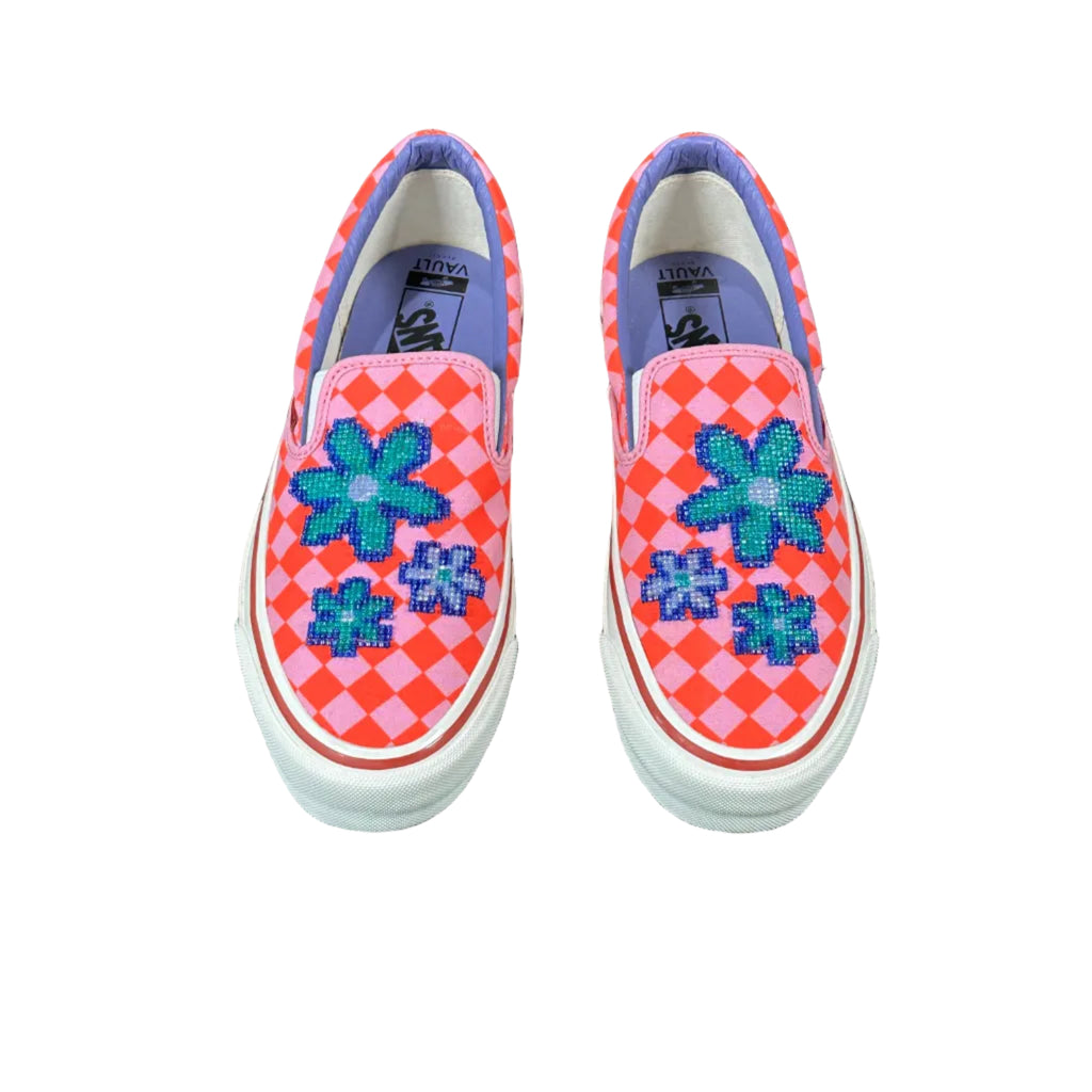 Gucci VAULT x Vans Collab Slip-On Beaded Sneakers - Size 9 M 10.5 W - NIB
