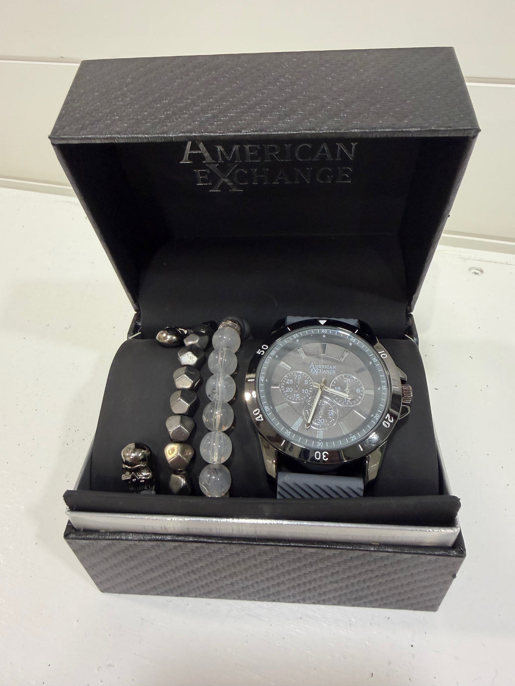 American Exchange Mens Watch and Braclets