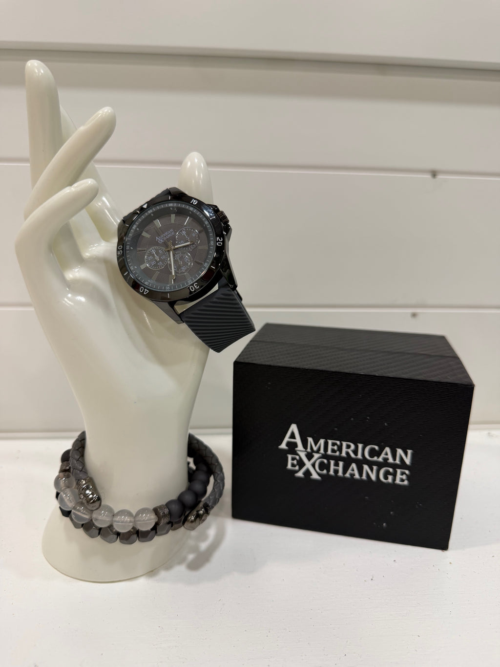 American Exchange Mens Watch and Braclets