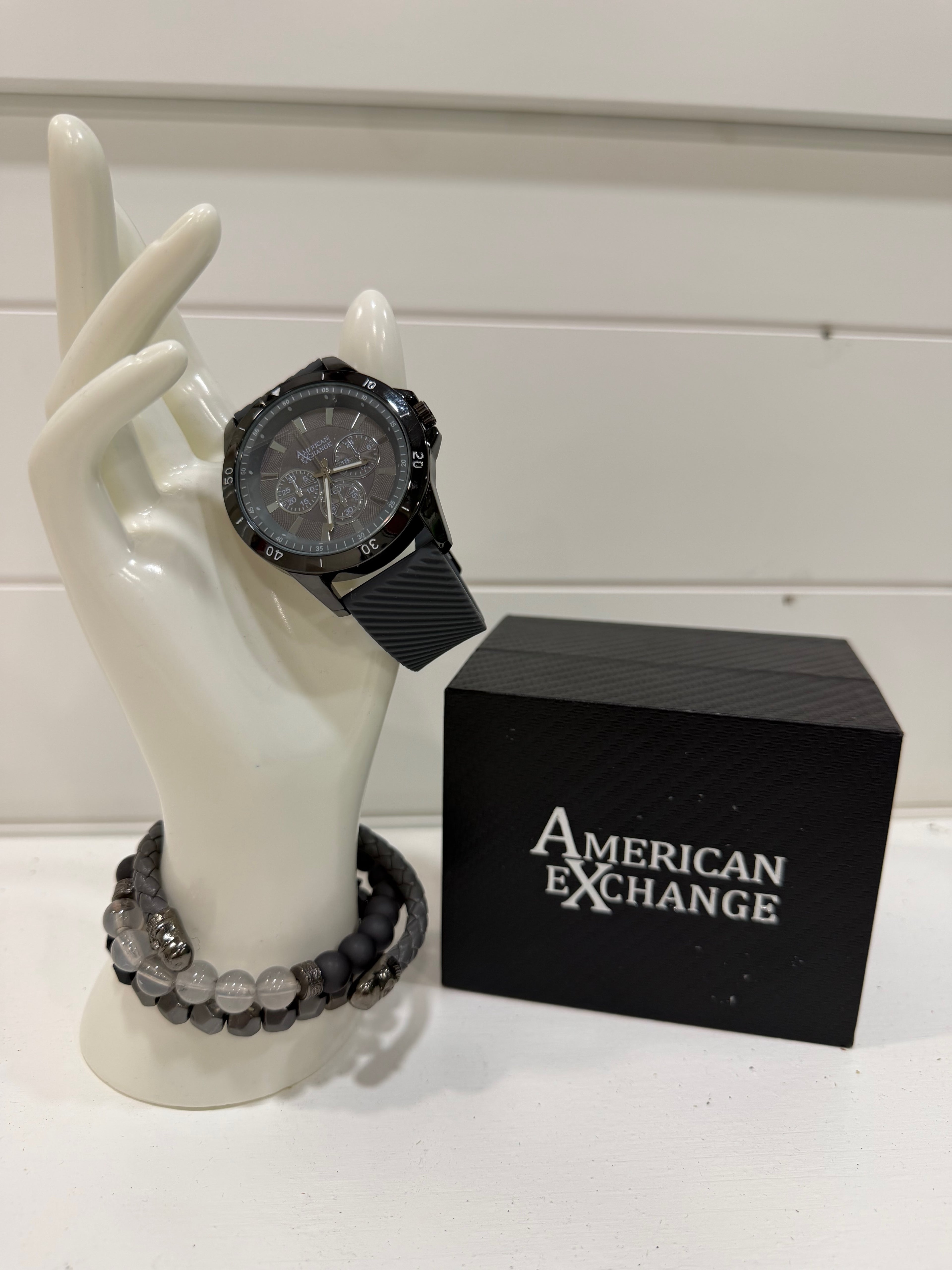 American Exchange Mens Watch and Braclets
