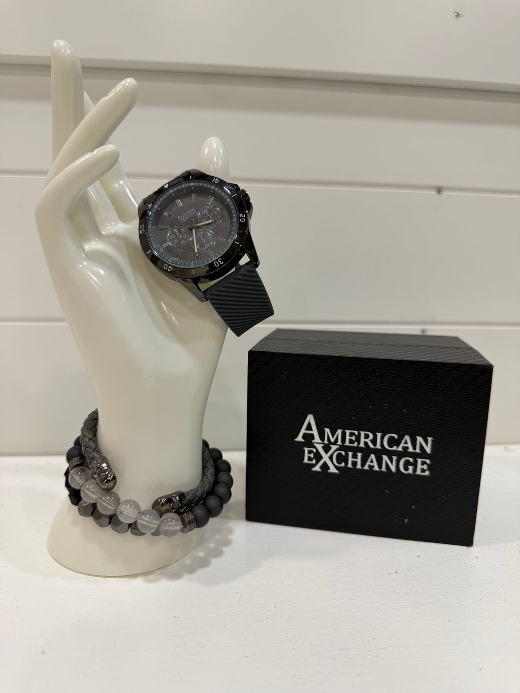 American Exchange Mens Watch and Braclets