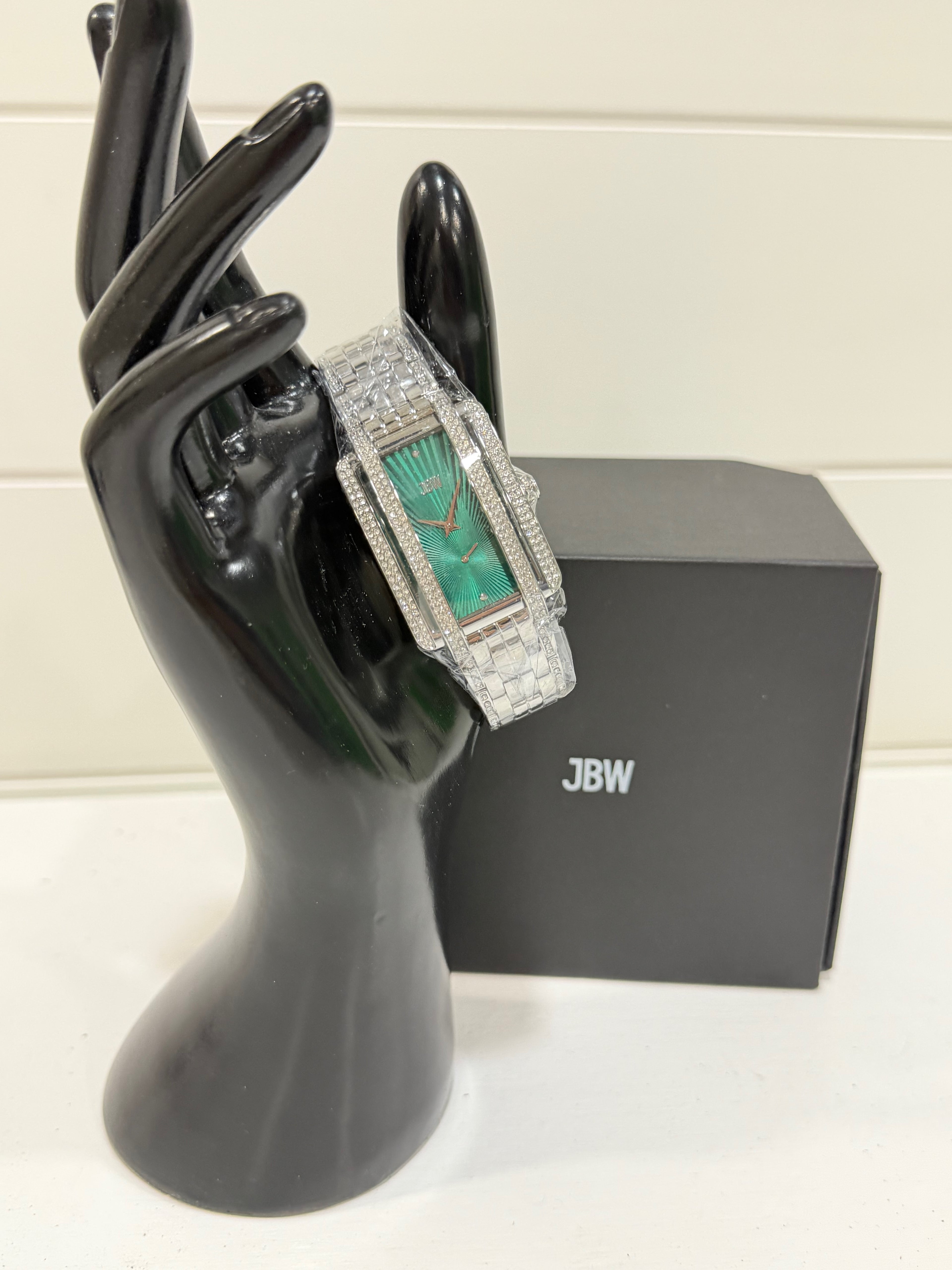 JBW Women’s Mink 1/10 Cttw Diamond Stainless Steel Watch - New with Card