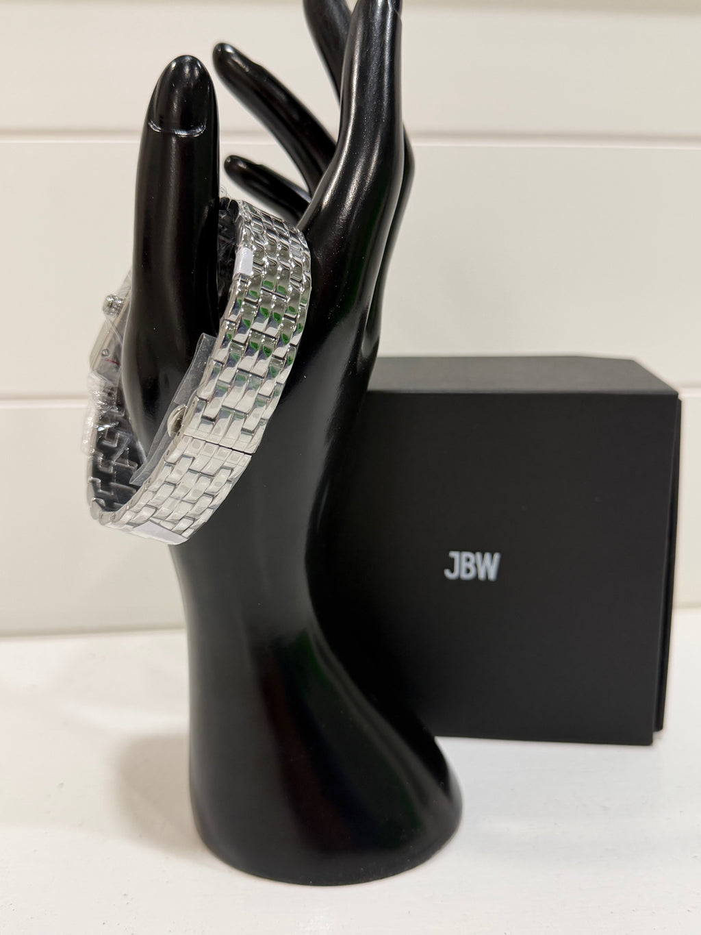 Jbw Women's Mink Diamond (1/8 ct.t.w.) Stainless Steel Watch