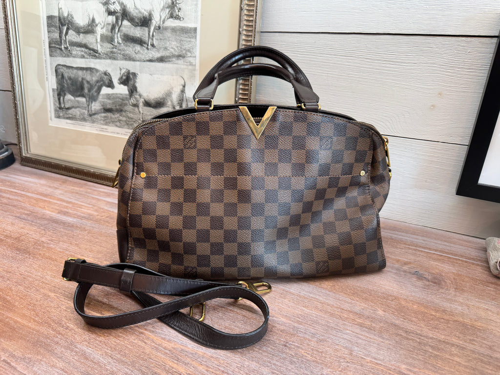 Louis Vuitton Damier Ebene Kensington Bowling Bag - Very Good