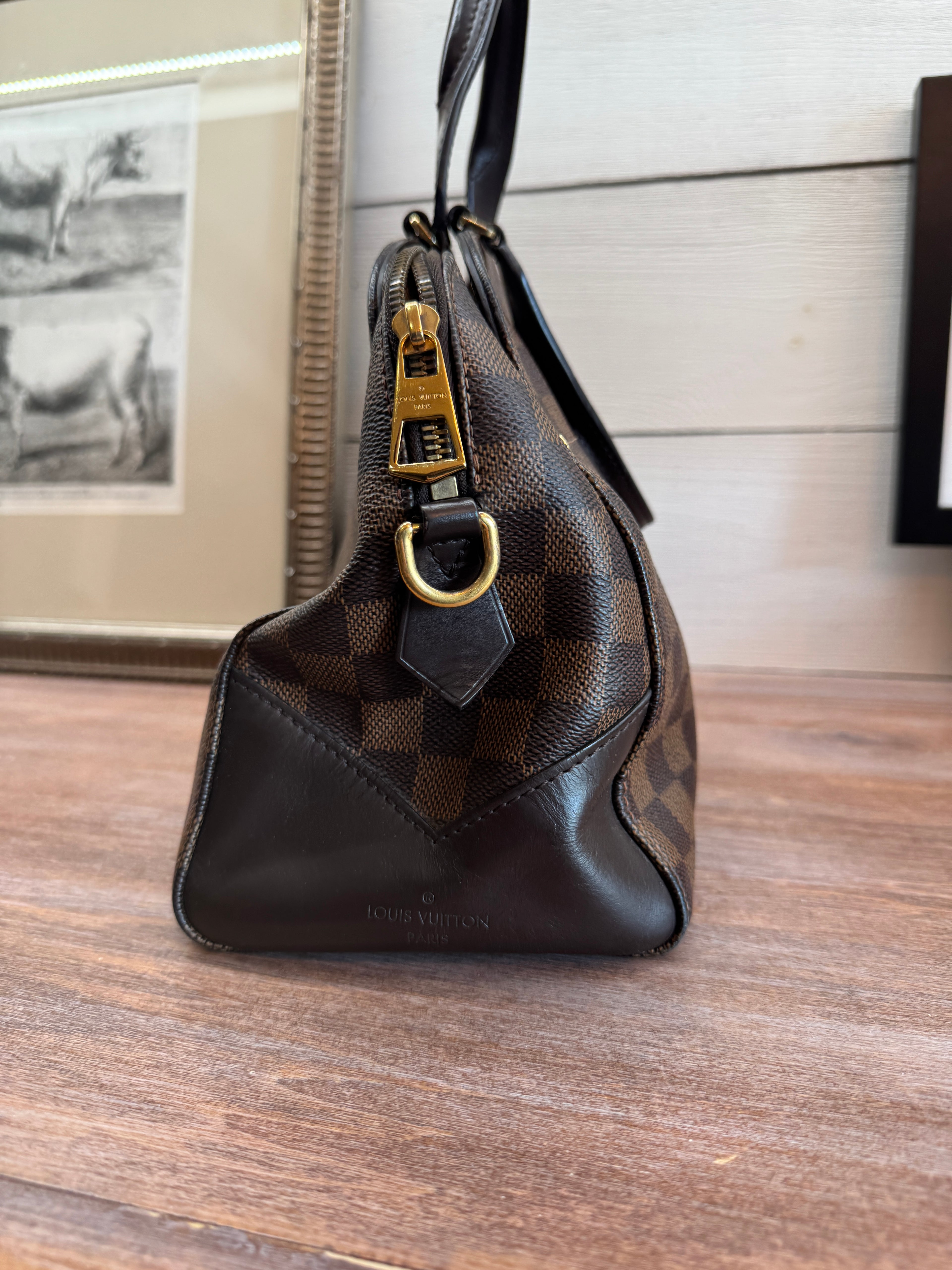 Louis Vuitton Damier Ebene Kensington Bowling Bag - Very Good