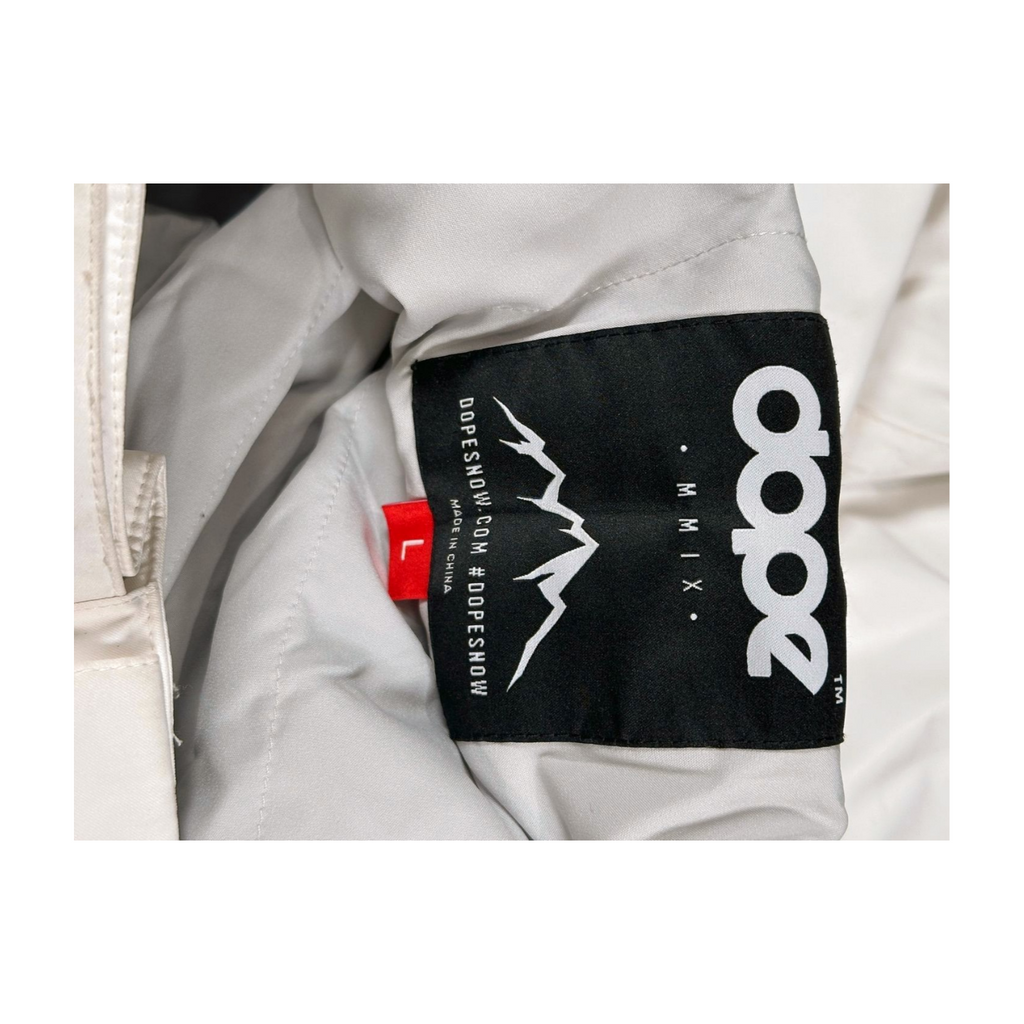Dope - White Waterproof Iconic Ski Pants - NWT Large
