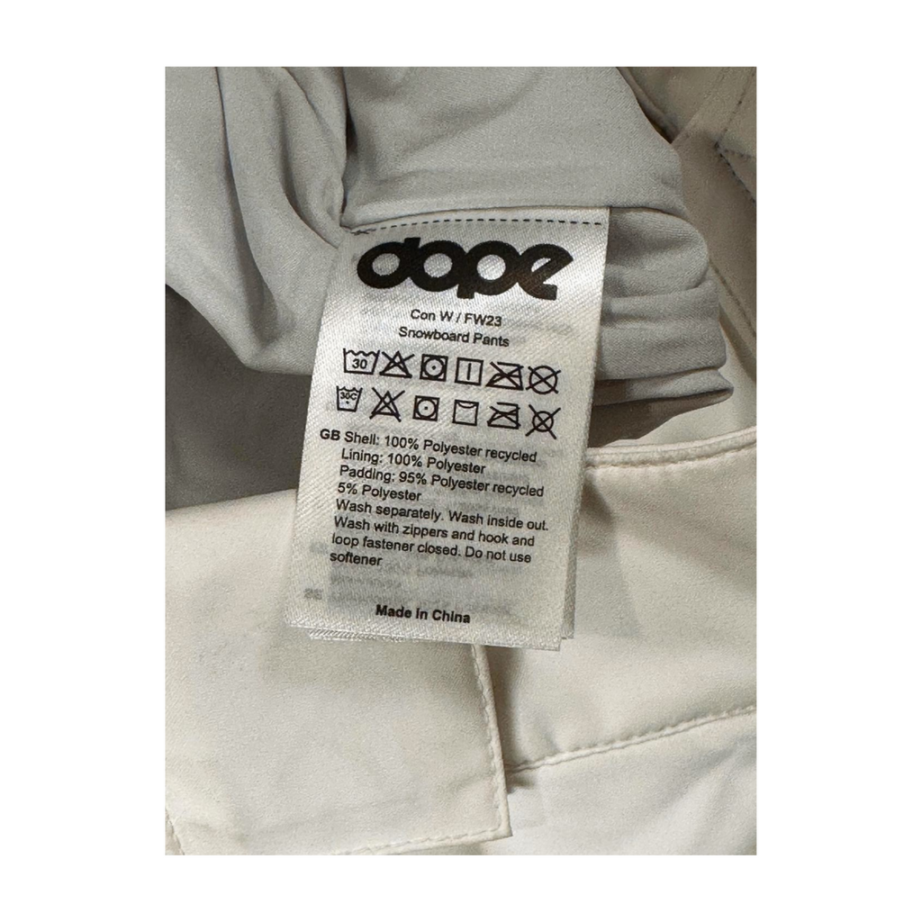 Dope - White Waterproof Iconic Ski Pants - NWT Large