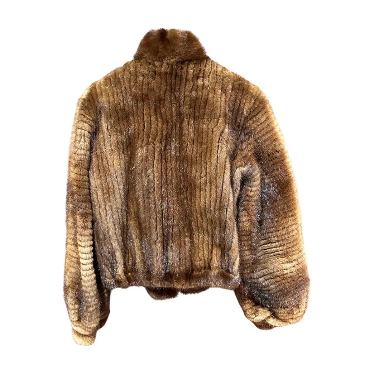 Vintage Luxe Brown Fur Coat - Short Length - Small/XS