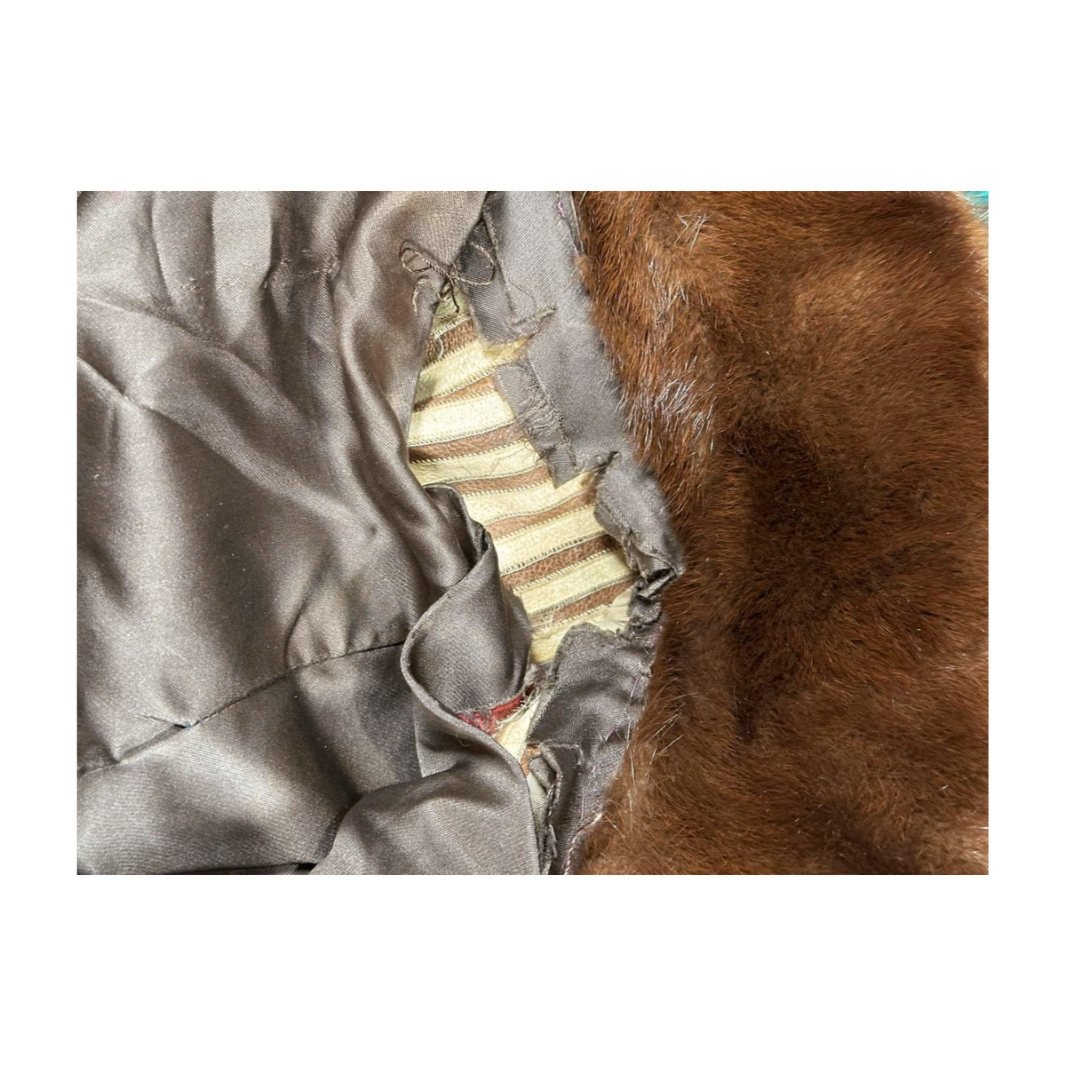 Vintage Luxe Brown Fur Coat - Short Length - Small/XS