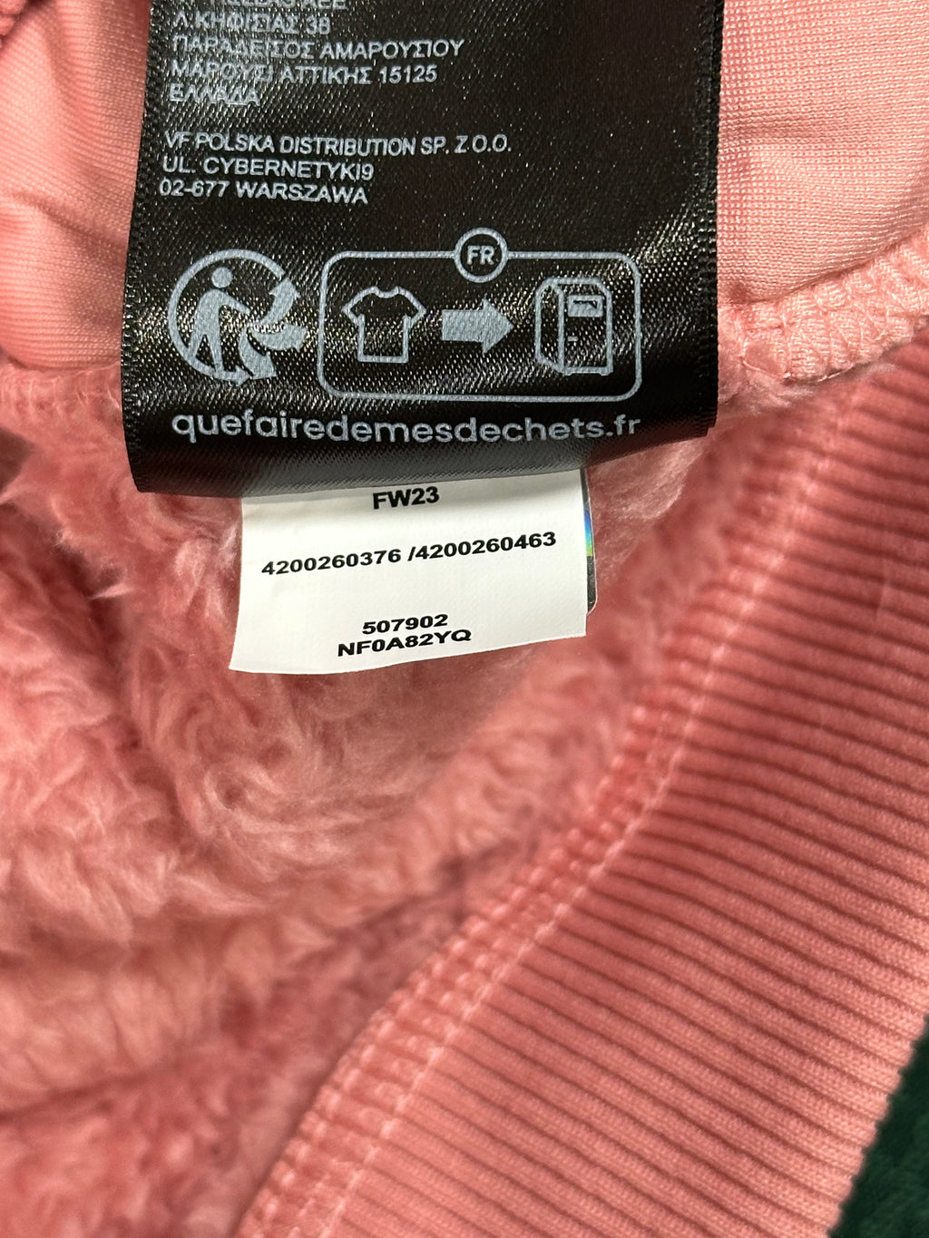 North Face Pink Kids Fleece - Kids Size 4 - New With Imperfections