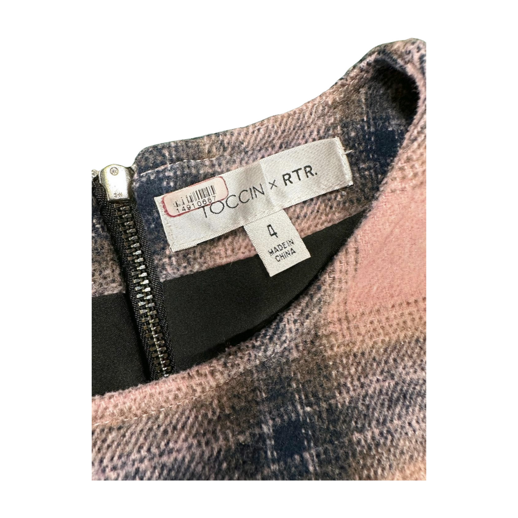 Toccin x RTR Plaid Dress Pink Size 4