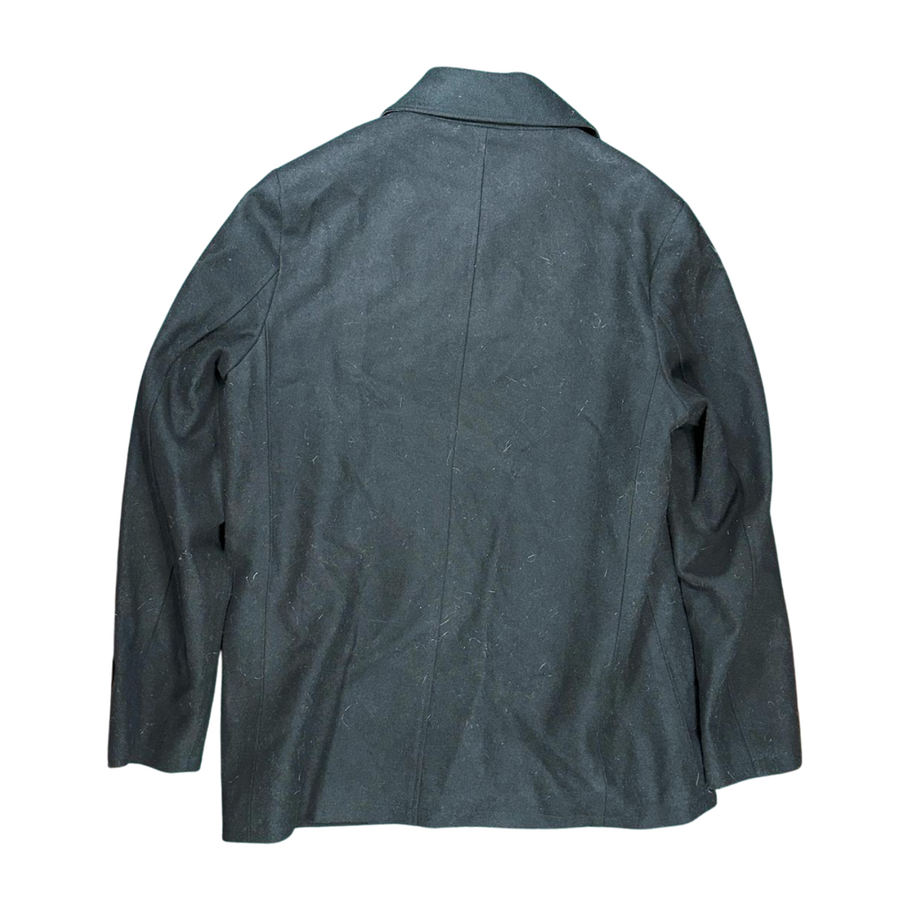Kenneth Cole Men's Double Breasted Wool Blend Peacoat - Large