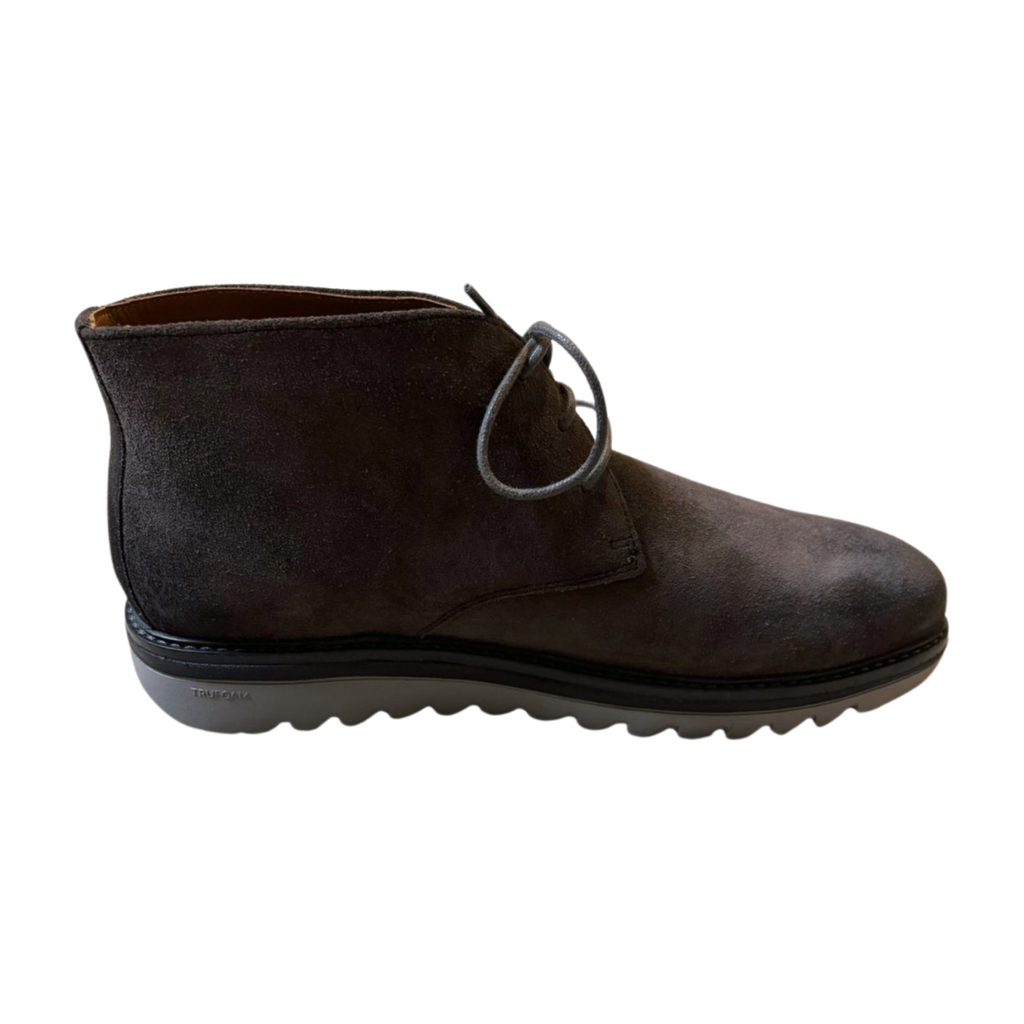 Johnston & Murphy Men's Braydon Chukka Boots Grey Suede Size 9.5 TRUFOAM