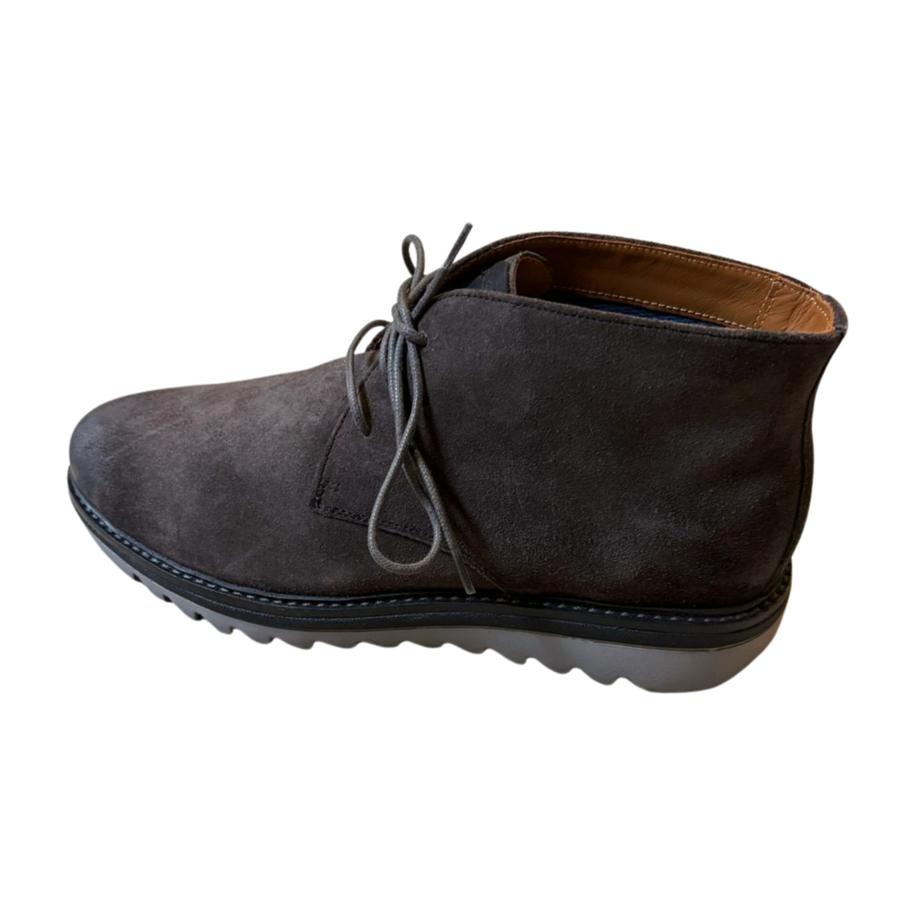 Johnston & Murphy Men's Braydon Chukka Boots Grey Suede Size 9.5 TRUFOAM