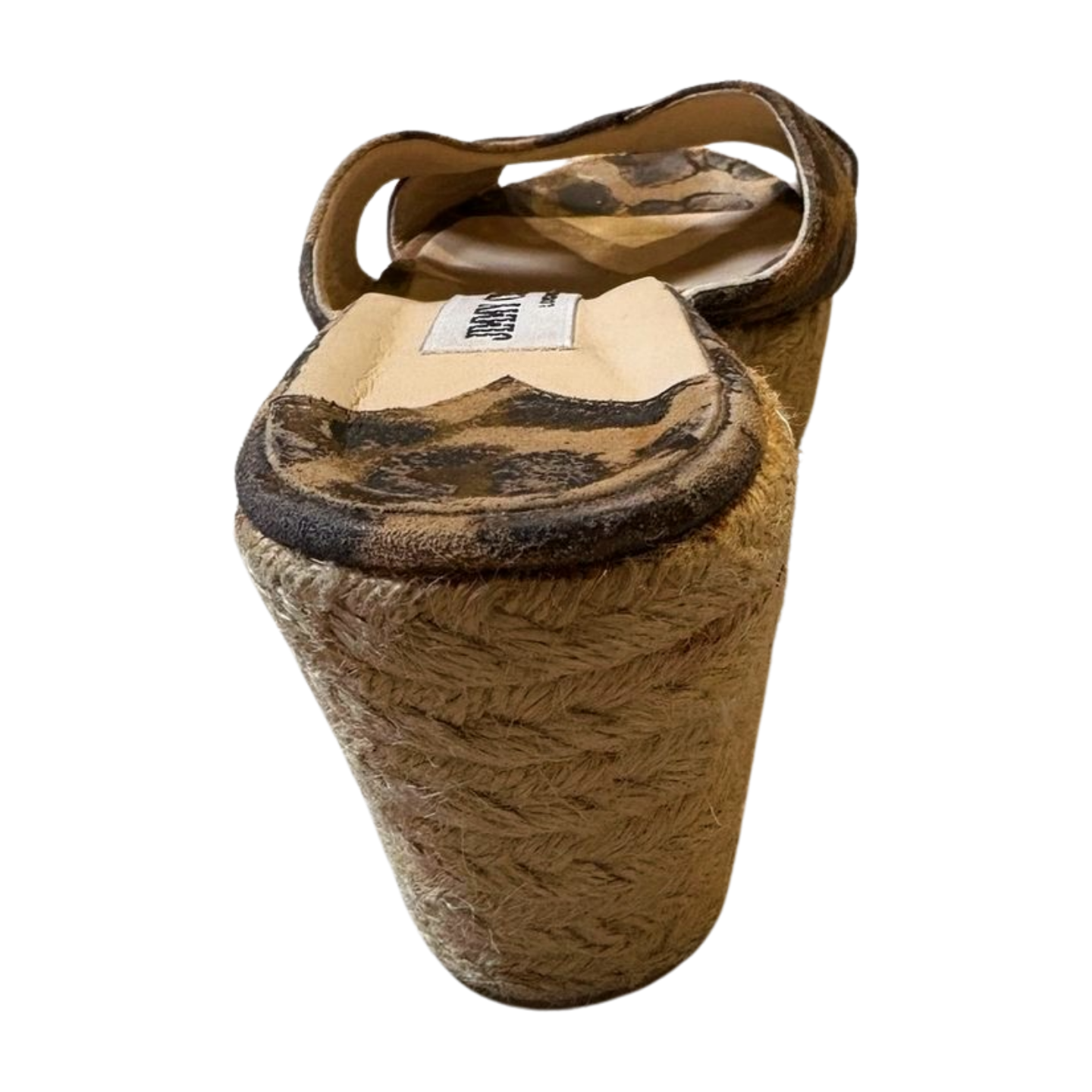 Jimmy Choo Dovina Leopard Platform Wedge Espadrilles - Size 8.5 - Pre-Owned