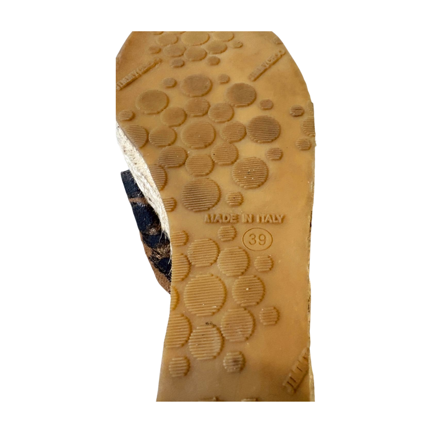 Jimmy Choo Dovina Leopard Platform Wedge Espadrilles - Size 8.5 - Pre-Owned