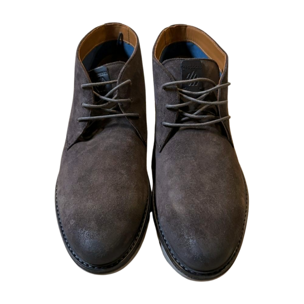 Johnston & Murphy Men's Braydon Chukka Boots Grey Suede Size 9.5 TRUFOAM