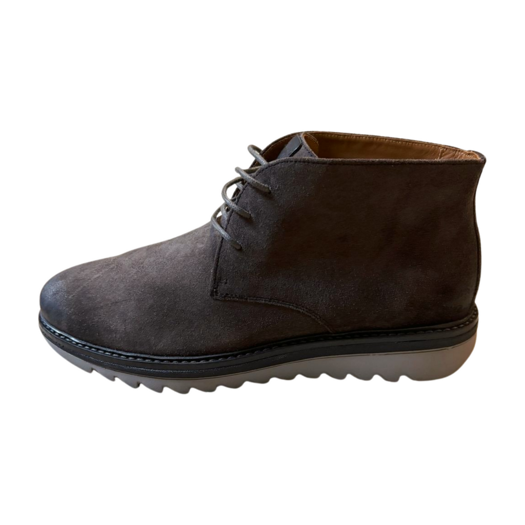 Johnston & Murphy Men's Braydon Chukka Boots Grey Suede Size 9.5 TRUFOAM