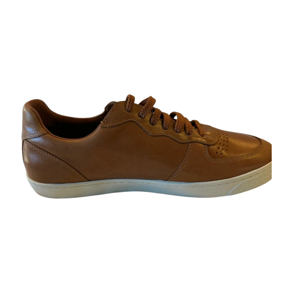 Brunello Cucinelli Lattice Naturale Leather Sneakers - Brown - Mens Size 9