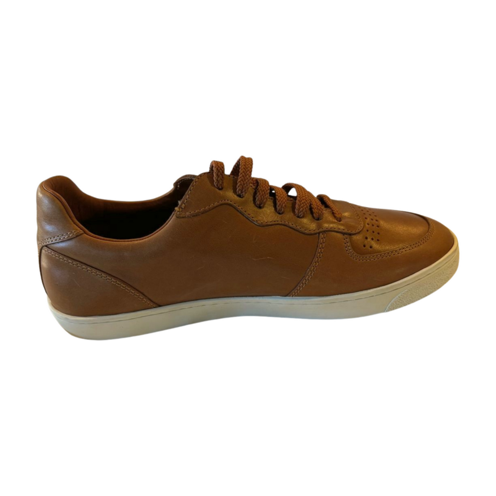 Brunello Cucinelli Lattice Naturale Leather Sneakers - Brown - Mens Size 9