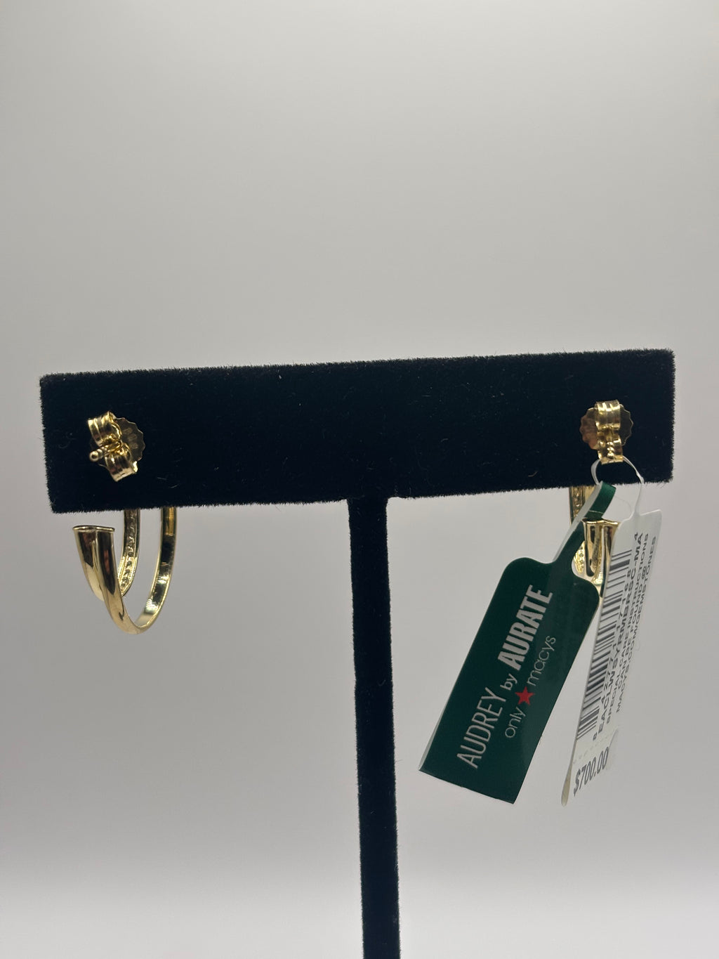 Audrey by Aurate Diamond Double Small Hoop Earrings (1/4 ct. t.w.) in Gold Vermeil