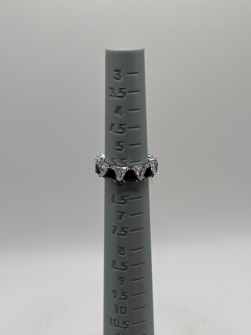 Swarovski Ortyx Cocktail Ring - New in Box - Size 6 - Triangle Cut Rhodium Plated
