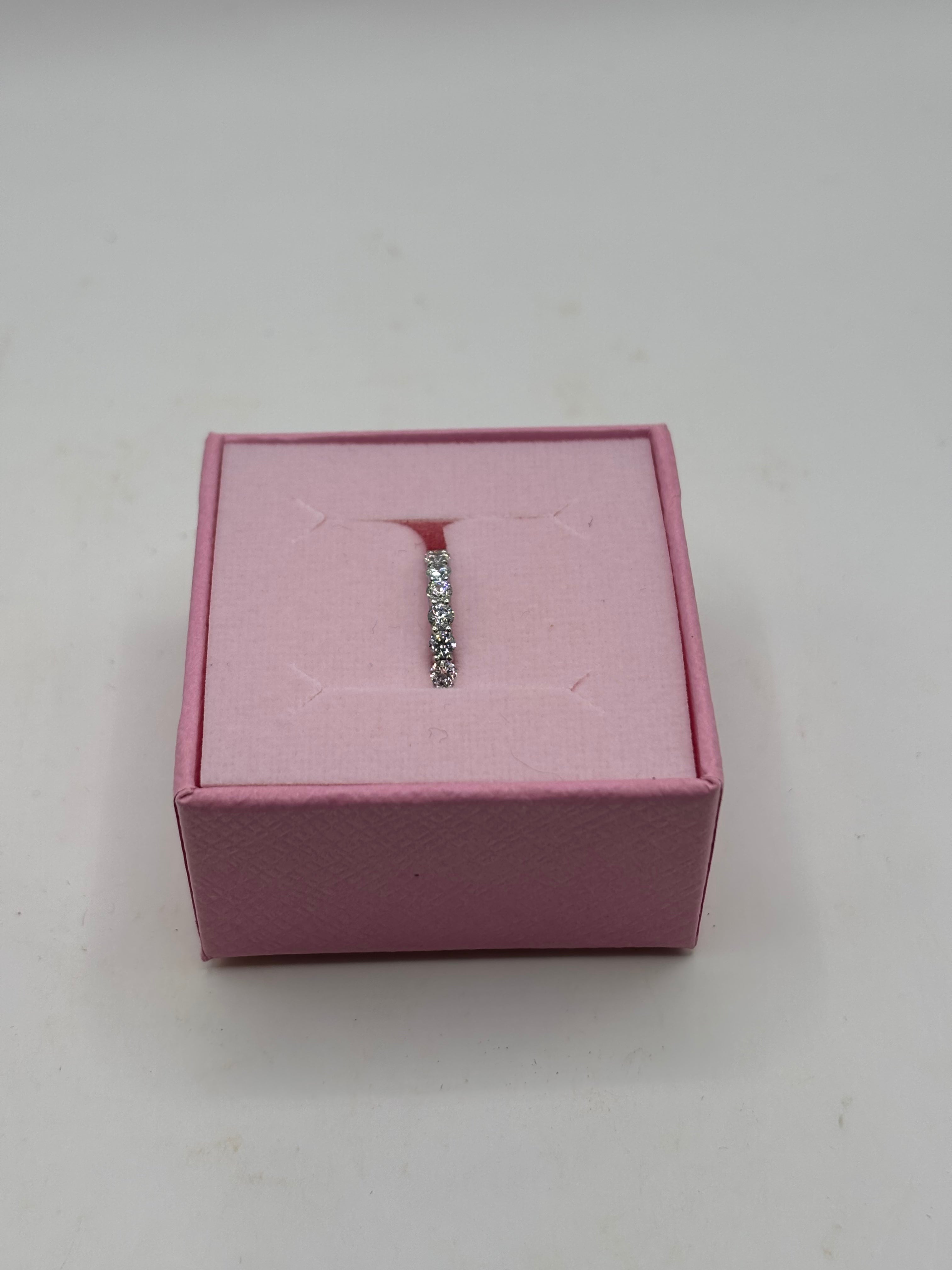 Swarovski Matrix Vittore Ring - New in Box - Size 5.5 - Silver Tone