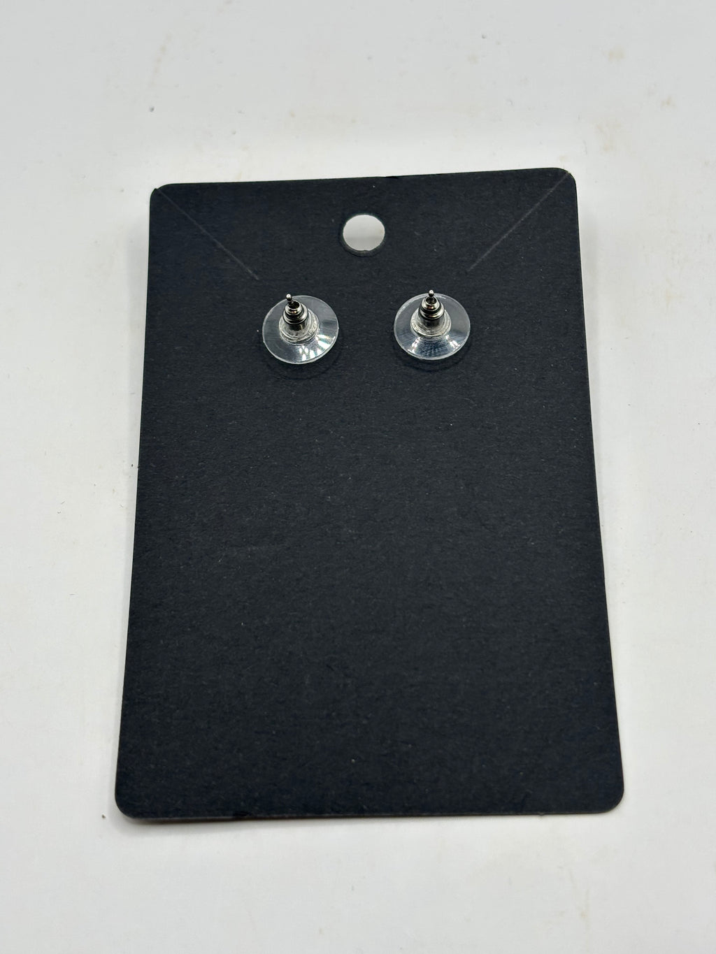 R. H. Macys Fine Jewelry Diamond & Sterling Silver Bridge Stud Earrings - NWOT