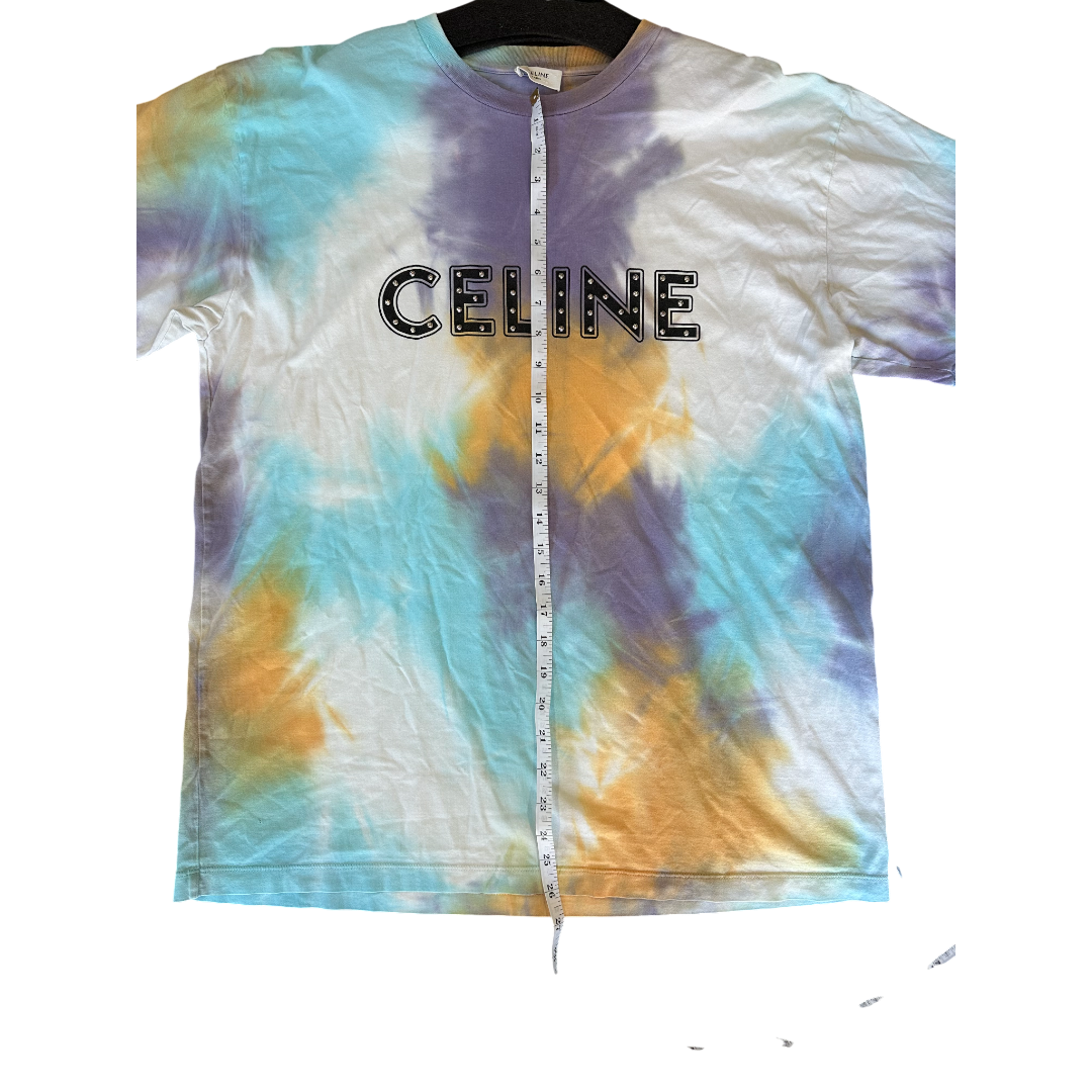 Celine Short Sleeve Tye-Dye Tee T-Shirt