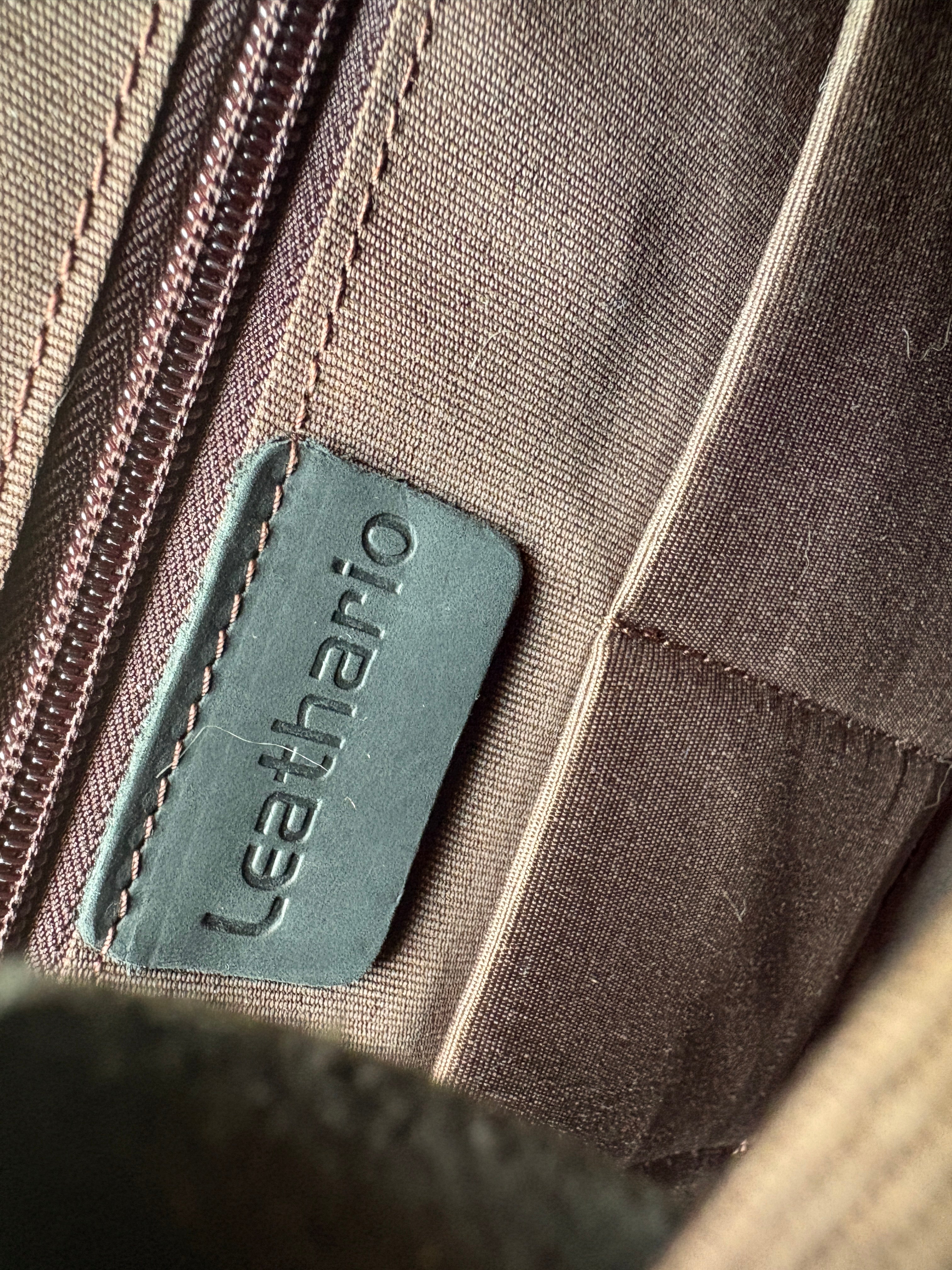 Leathario Travel Leather Duffle Bag - NWT