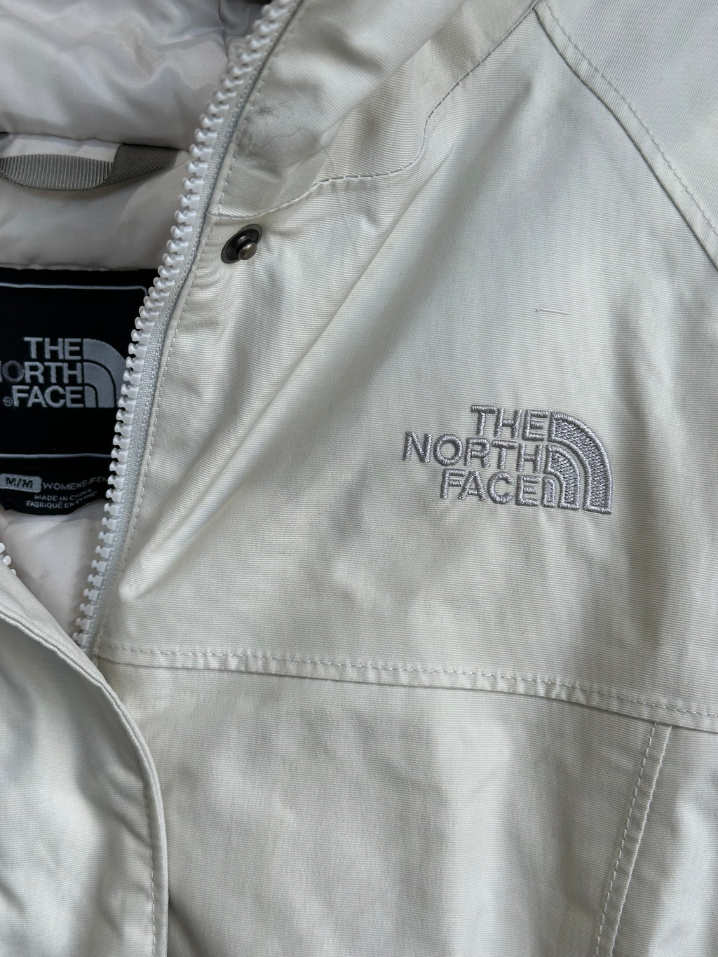 The North Face Long White Coat -  Women's size Medium