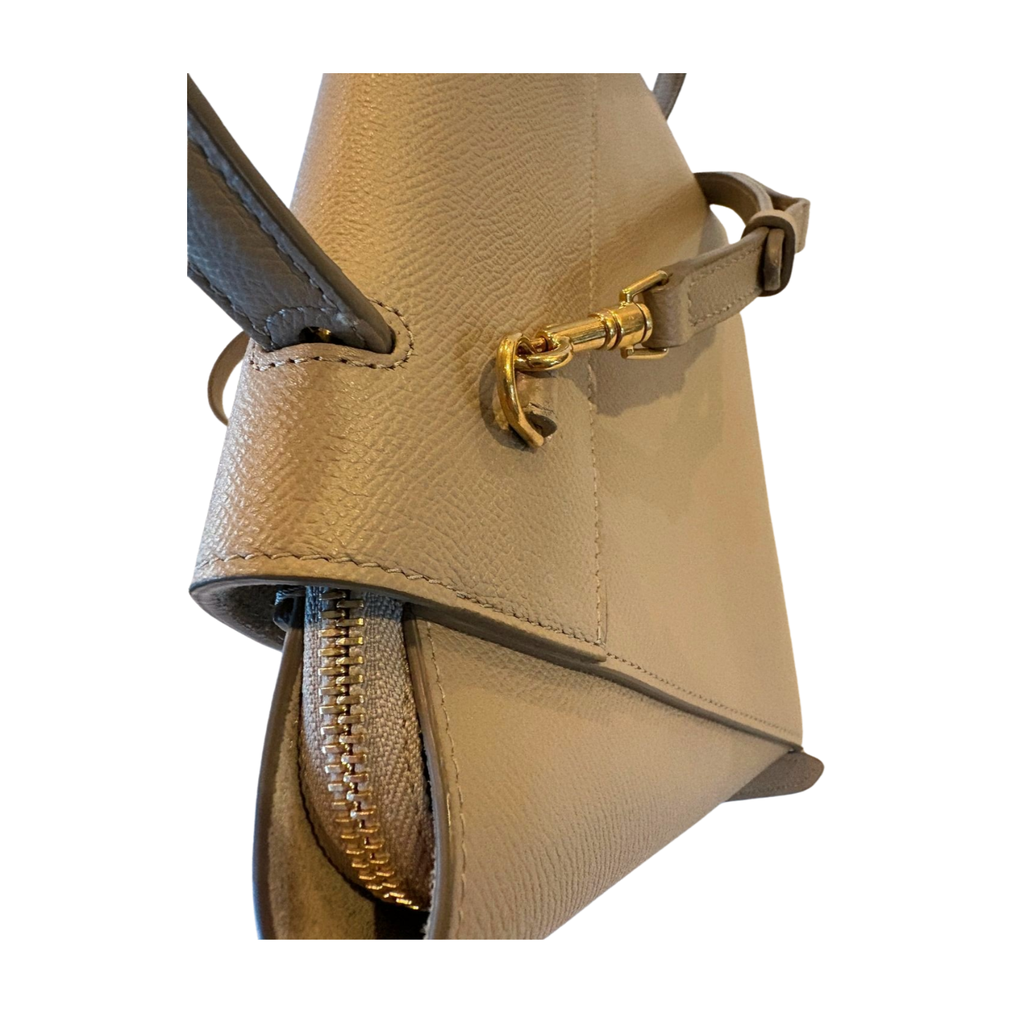 Celine Nano Belt Bag in Light Taupe