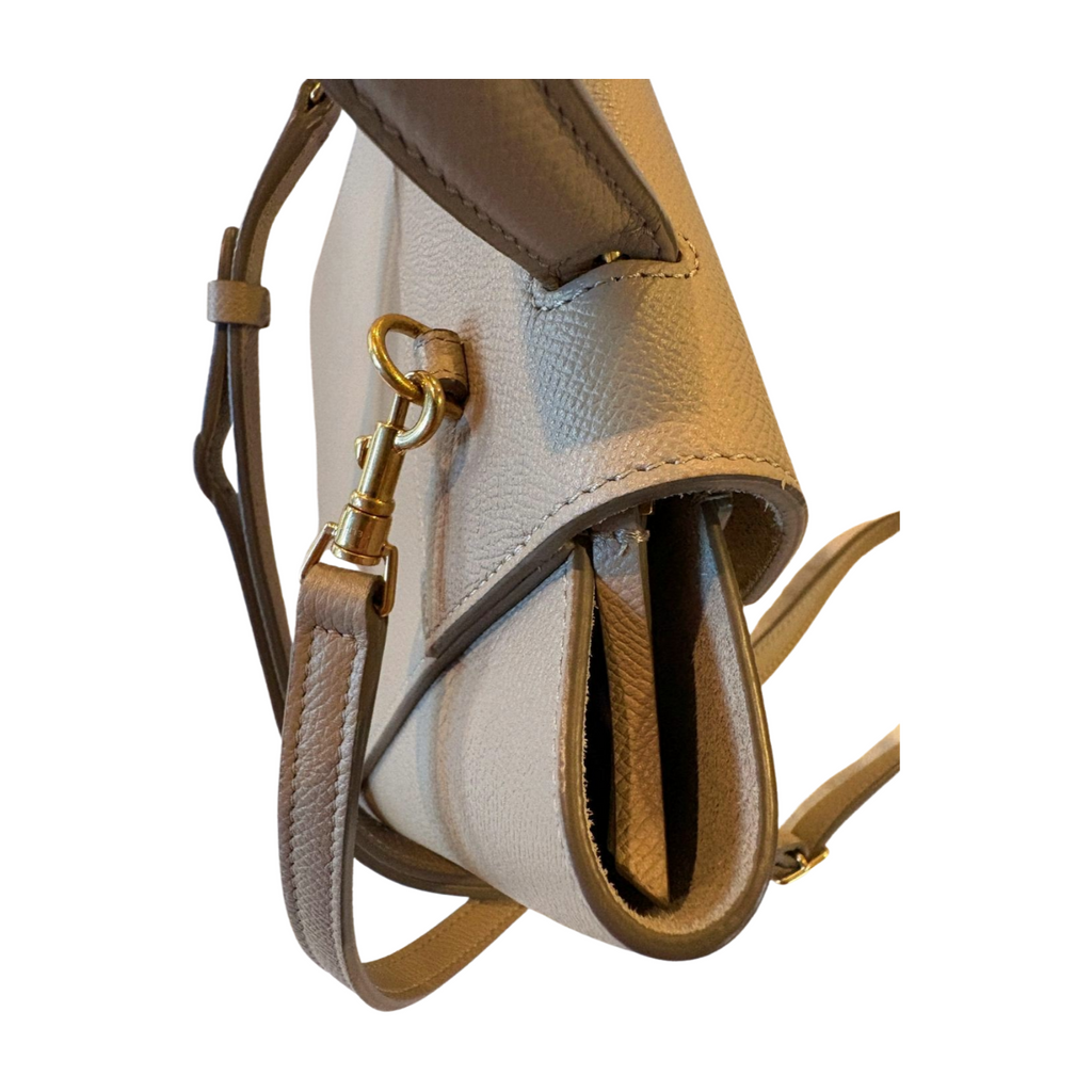 Celine Nano Belt Bag in Light Taupe
