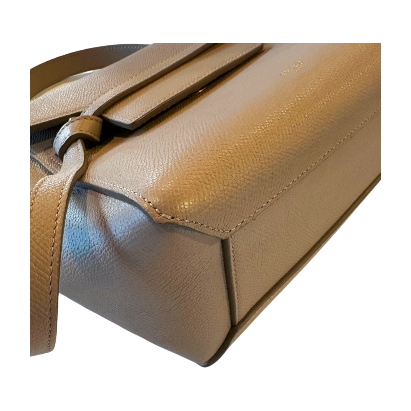 Celine Nano Belt Bag in Light Taupe
