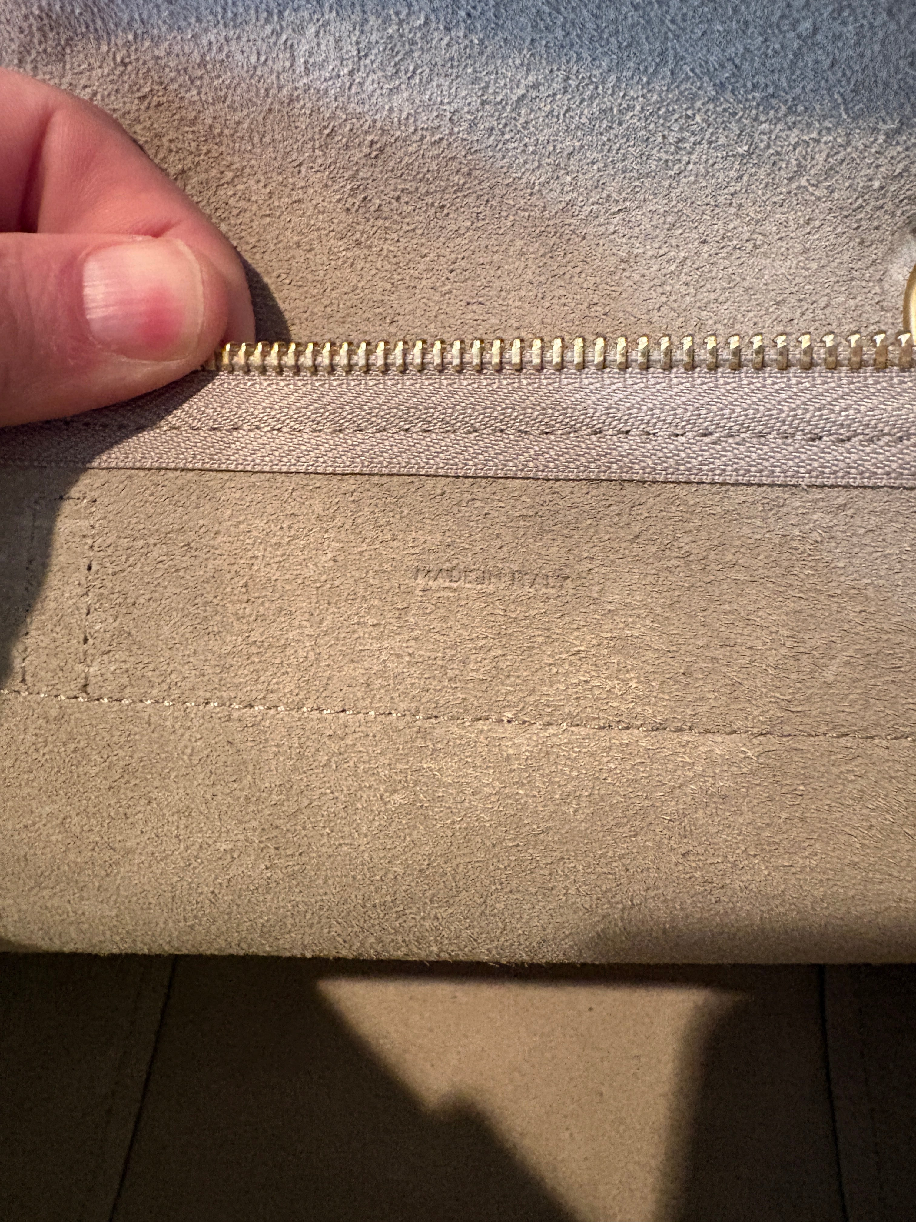 Celine Nano Belt Bag in Light Taupe