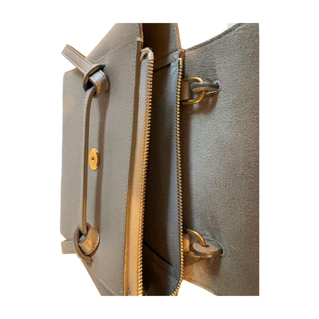Celine Nano Belt Bag in Light Taupe