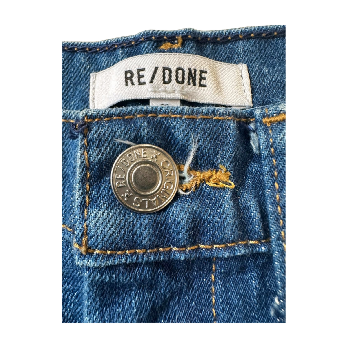 RE/Done Jeans in True Wash - Size 29