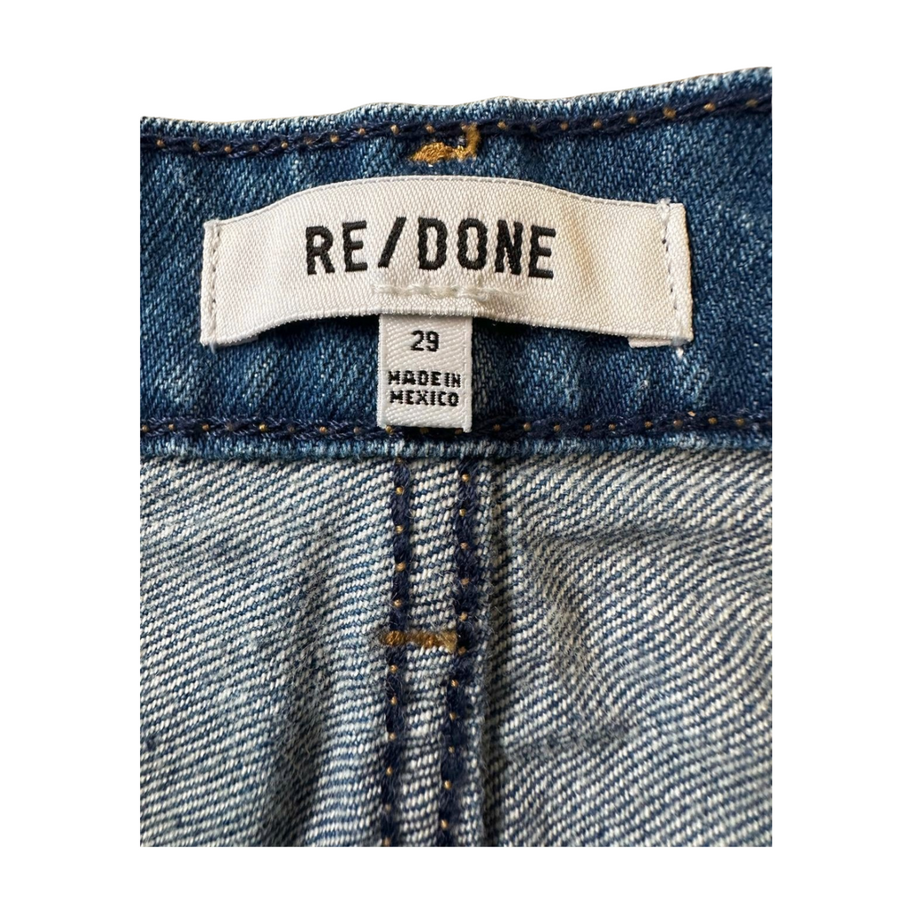 RE/Done Jeans in True Wash - Size 29