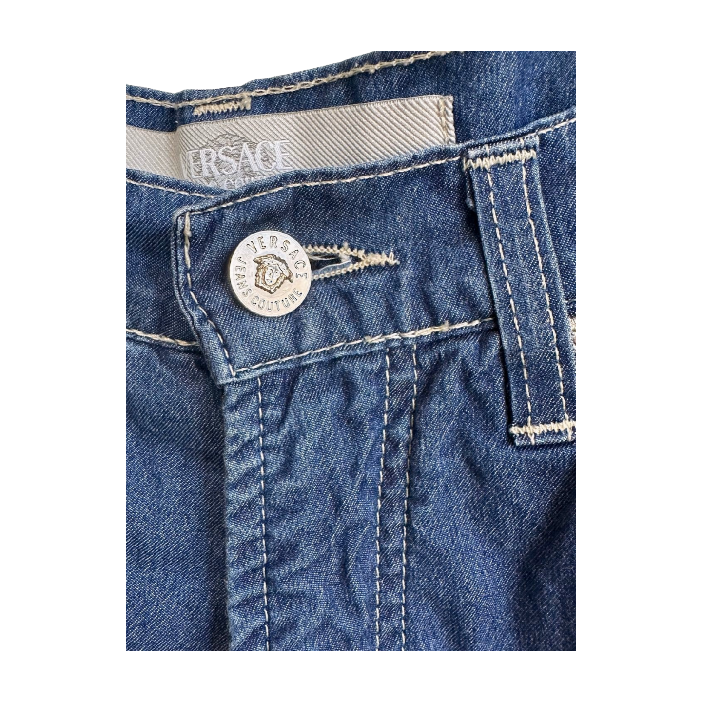 Versace Jeans Couture Blue Denim Jeans - Womens 27