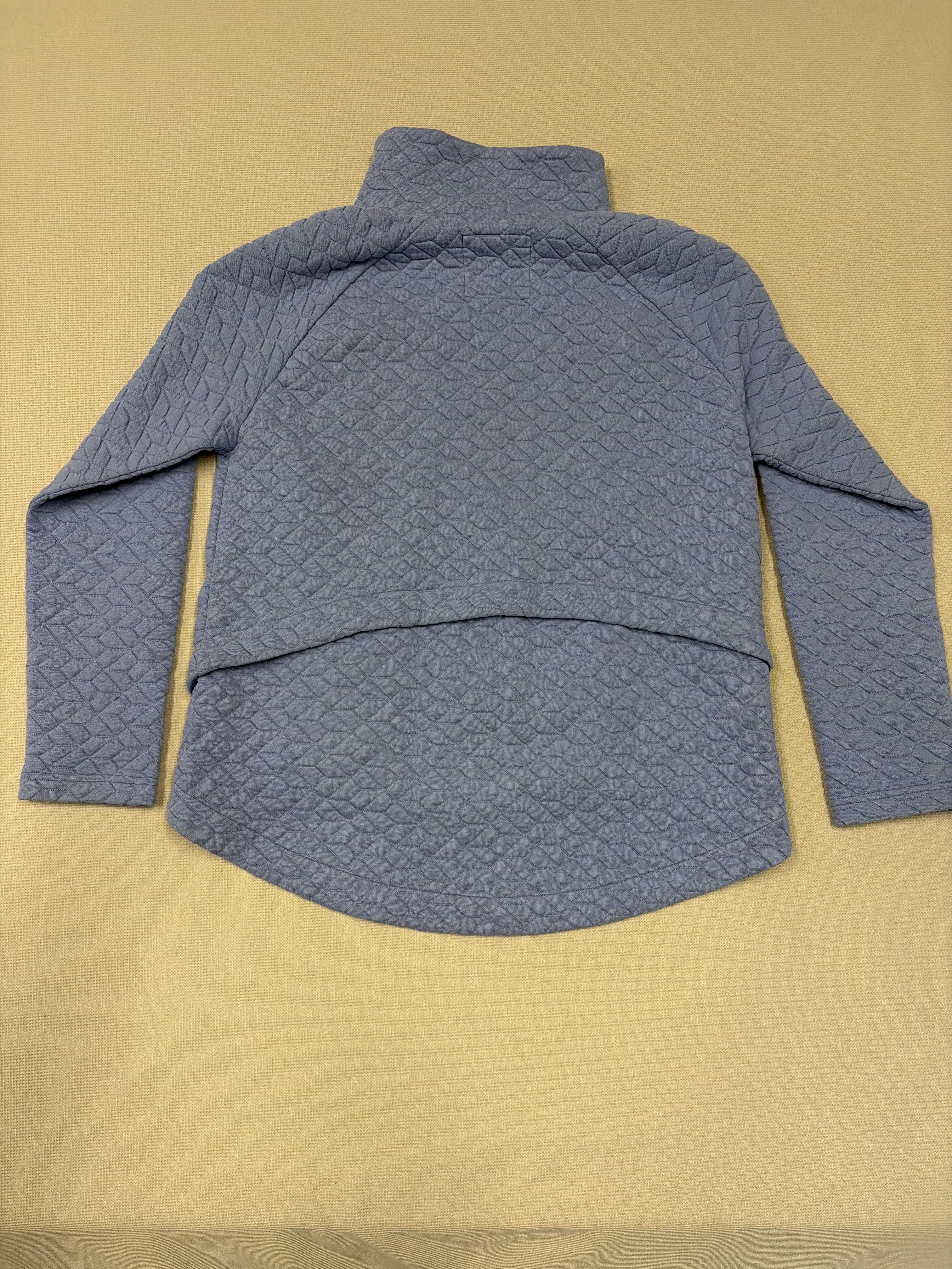 NIC+ZOE Women's All Year Prism Quilted Jacket in the Cool Blue colorway Size M